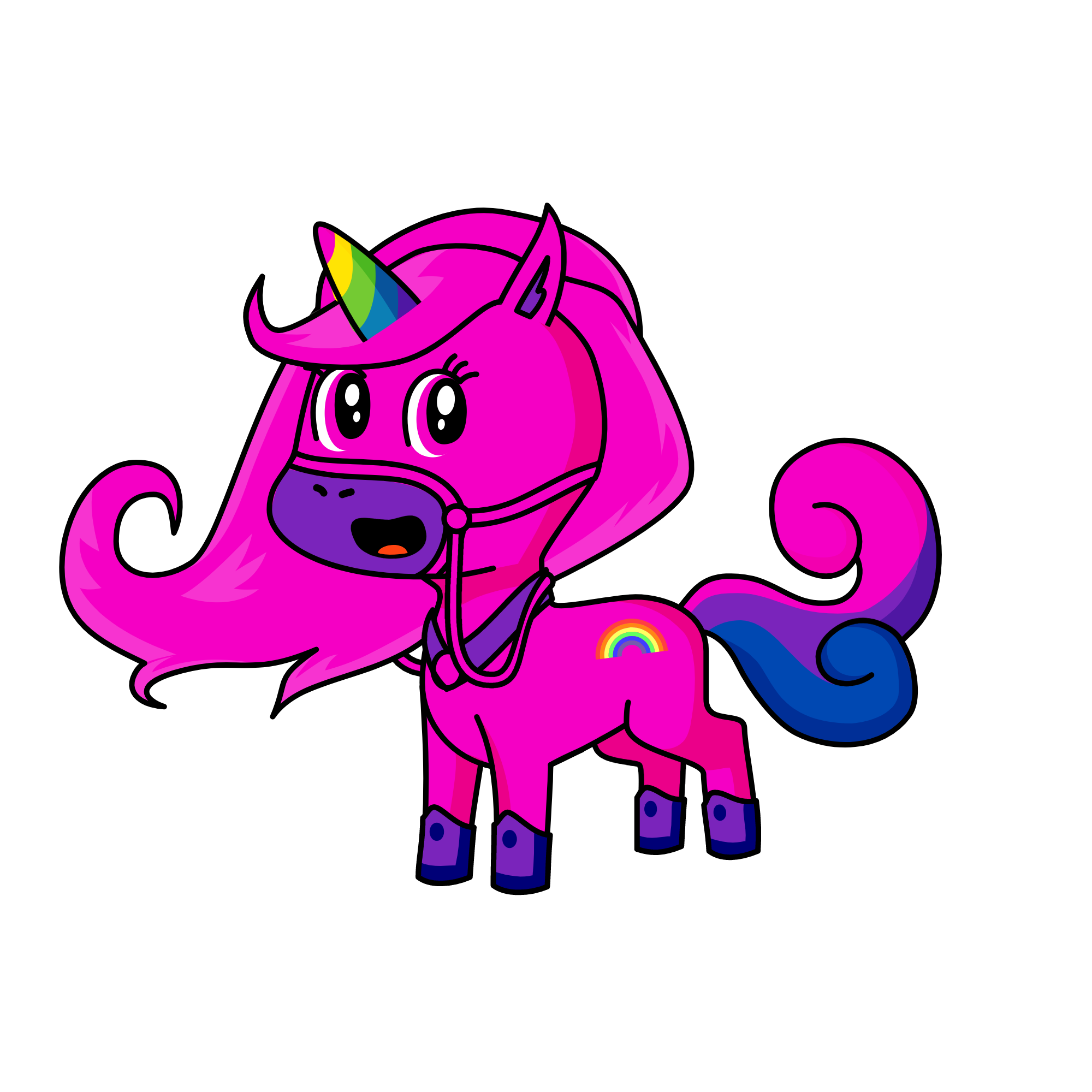 Pinky Sparklez Owleez, the unicorn