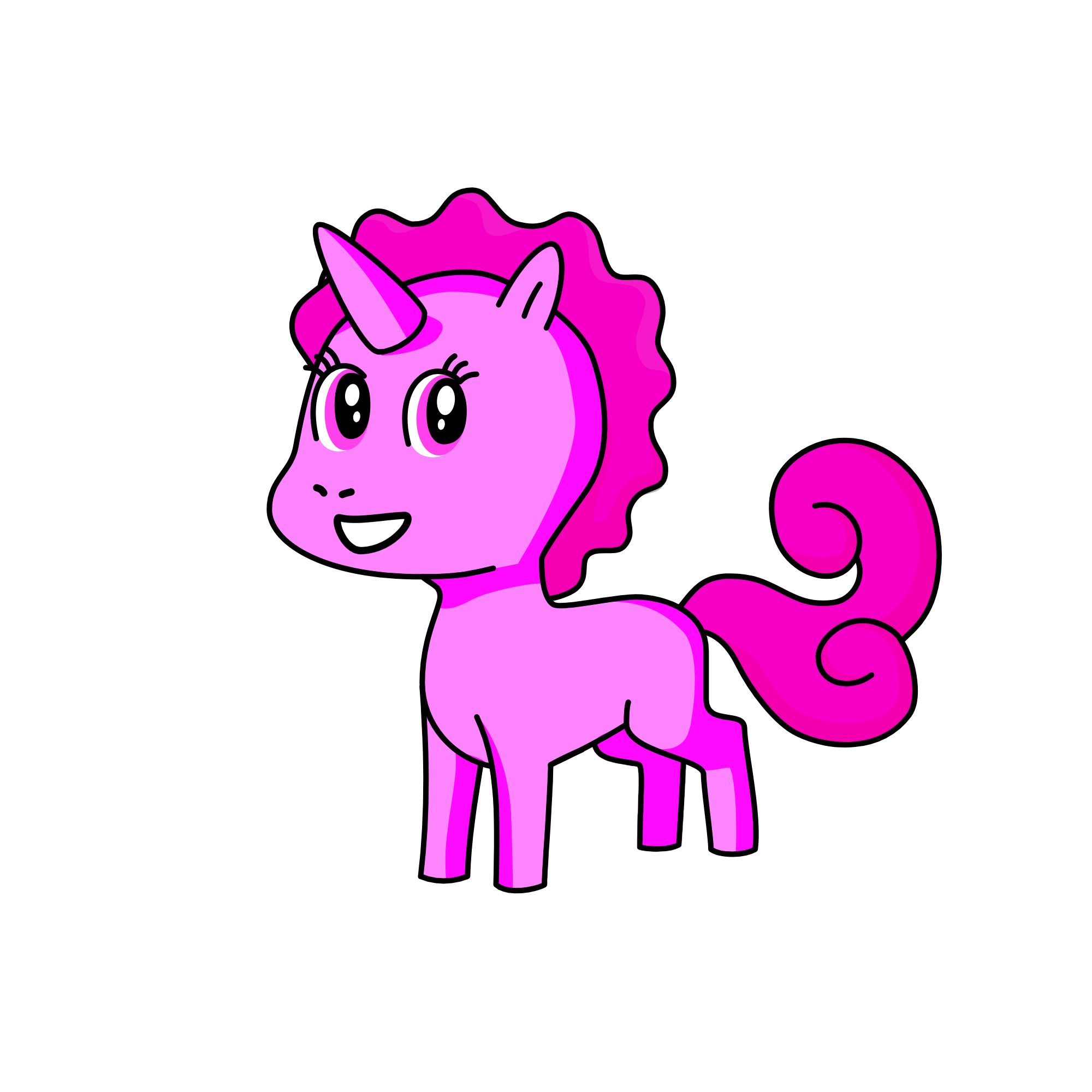 pinkie pie, the unicorn