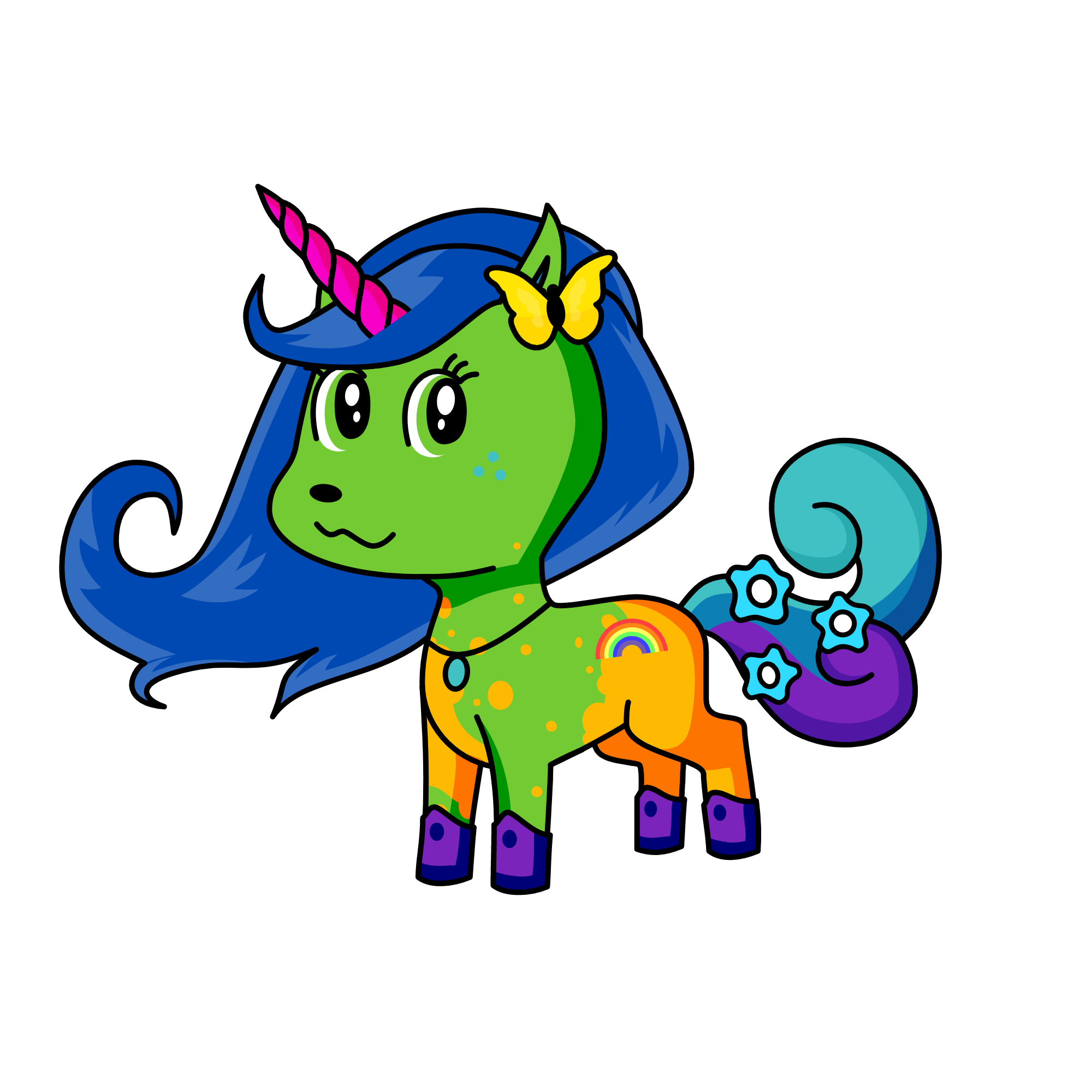 Rose, the unicorn