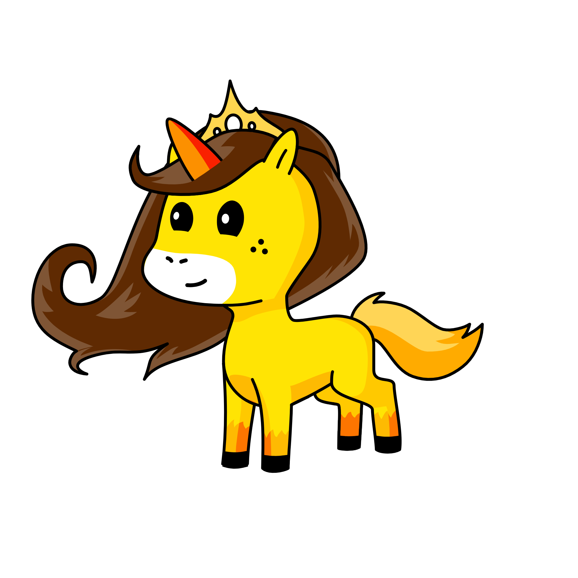 Sandy, the unicorn