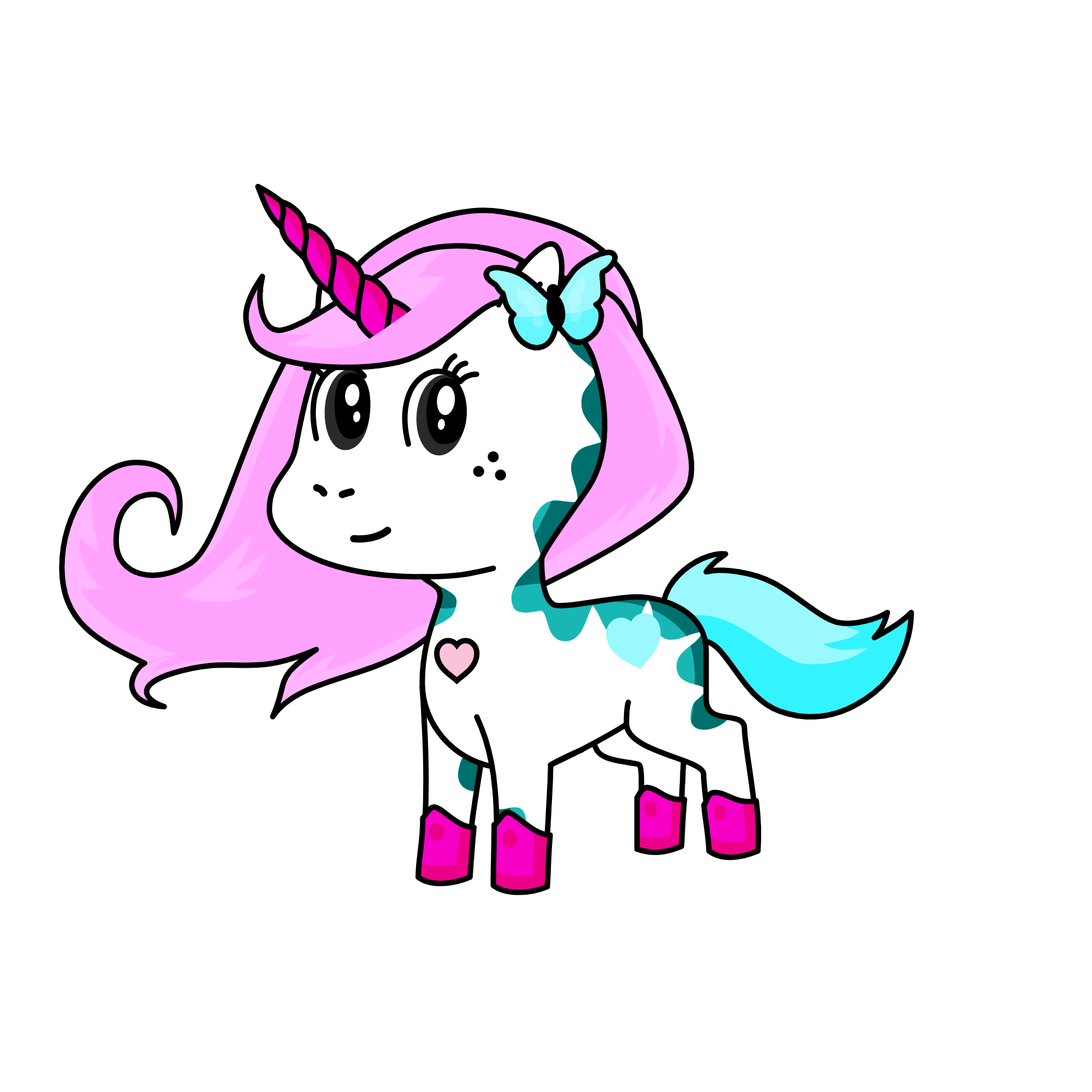 Fancy, the unicorn