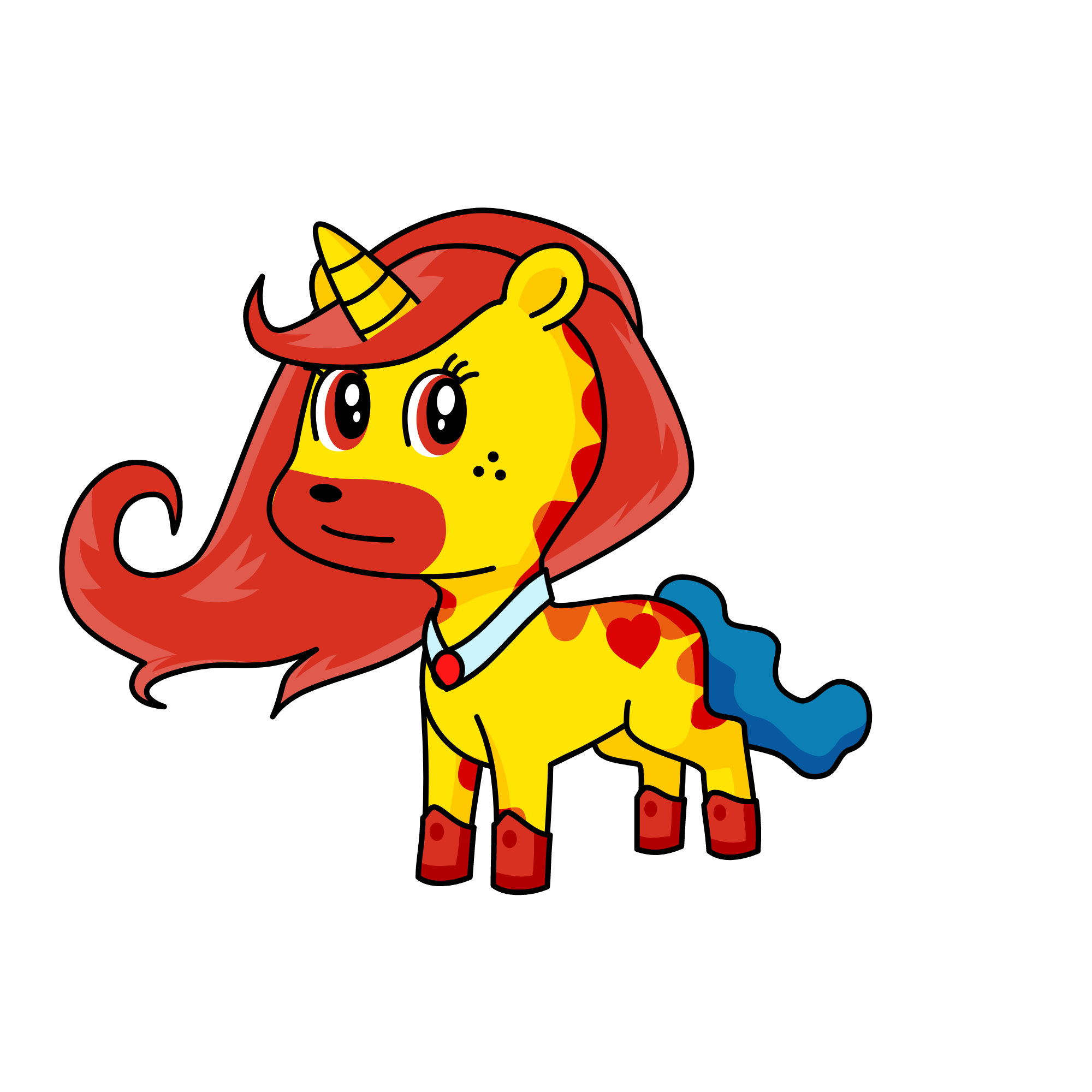 fire, the unicorn