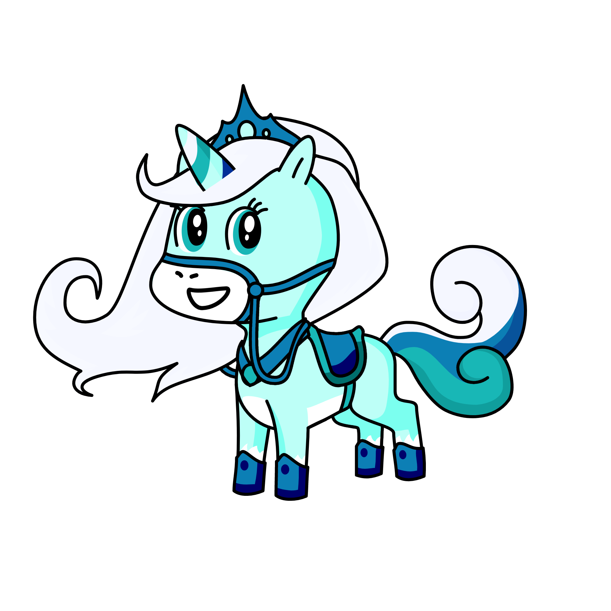 Niveo, the unicorn