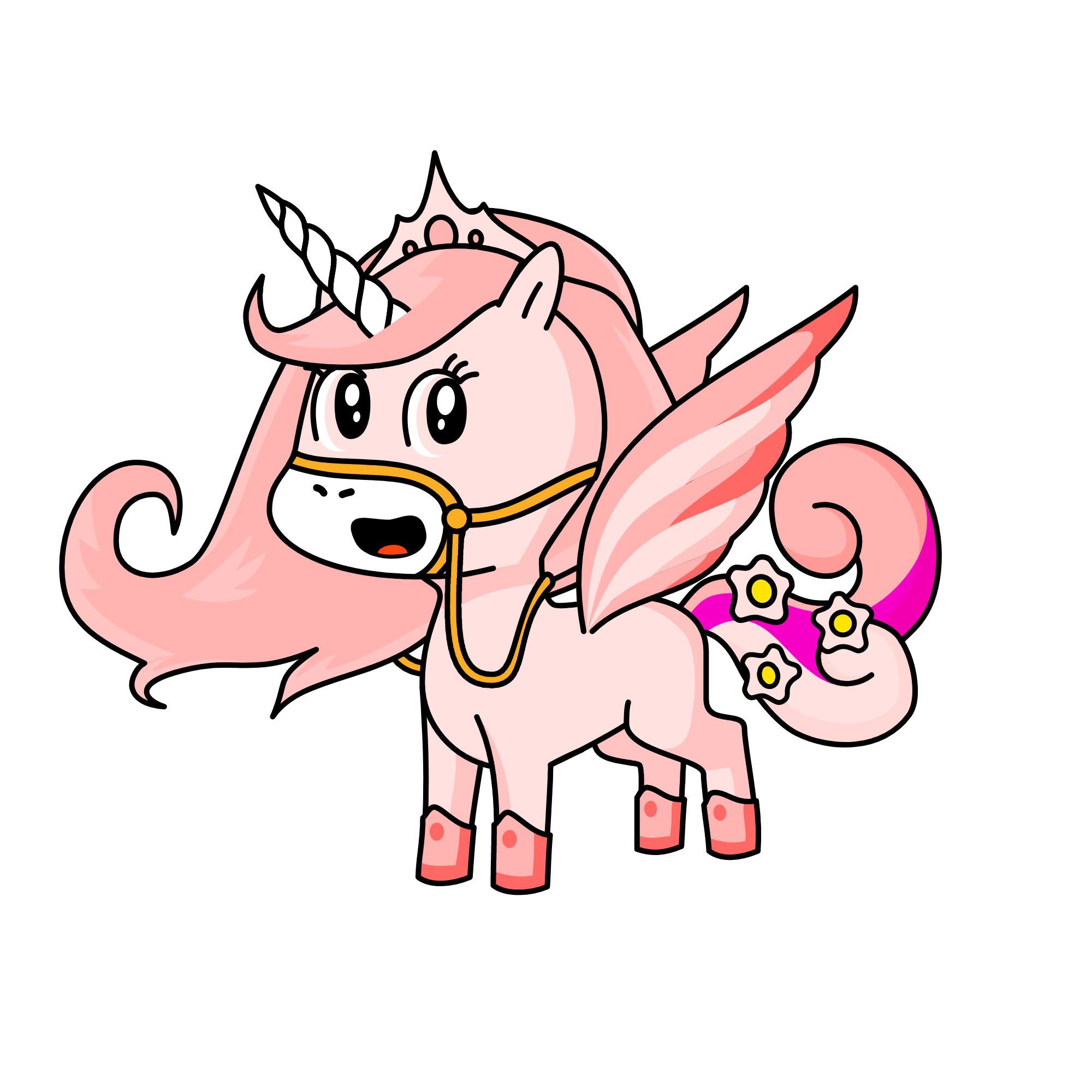 cutie pink, the unicorn