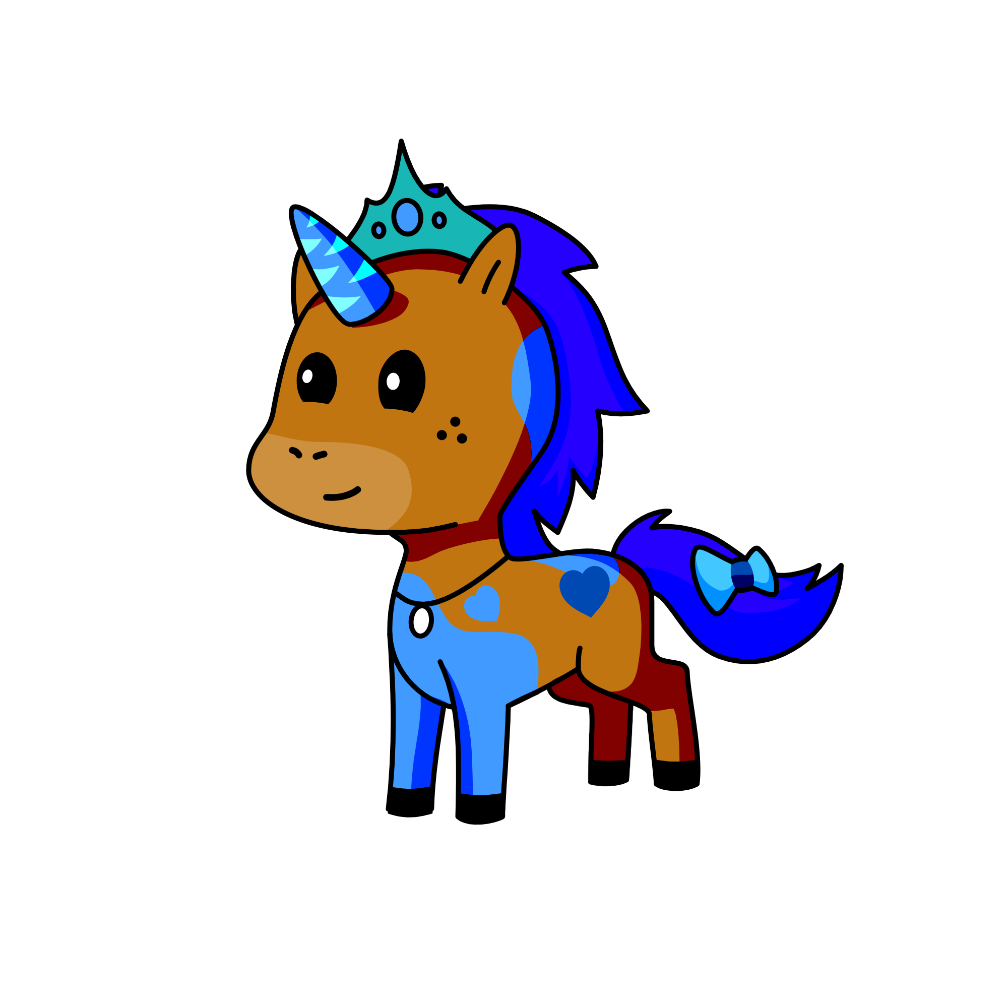 Aqua, the unicorn