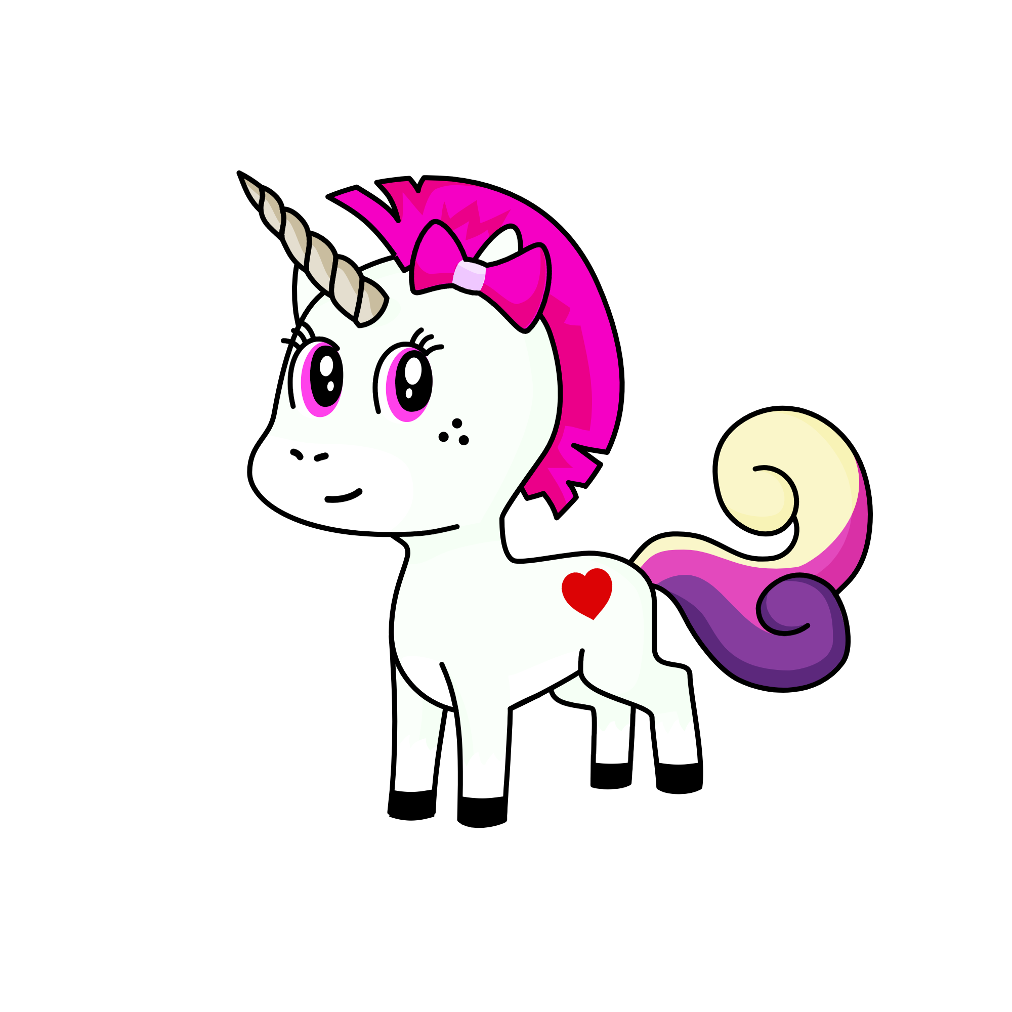 Hello Kitty, the unicorn