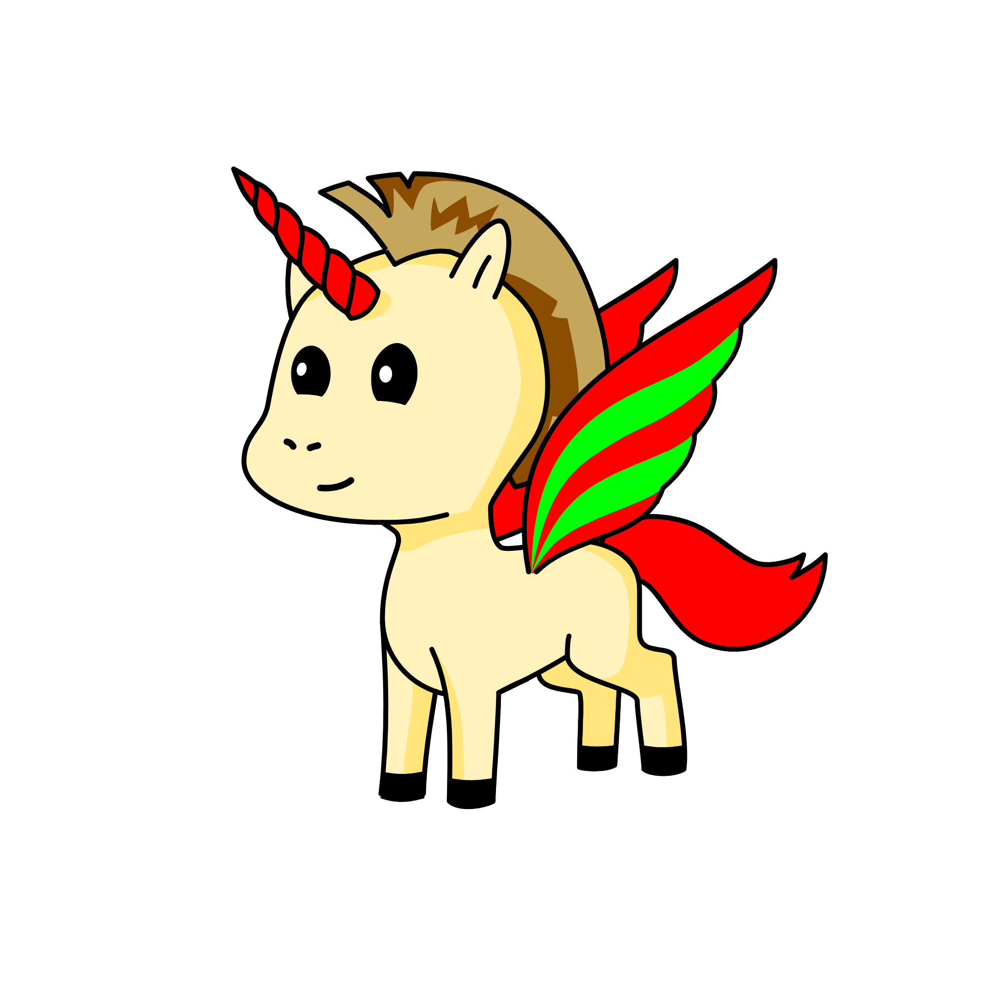 Elifie, the unicorn
