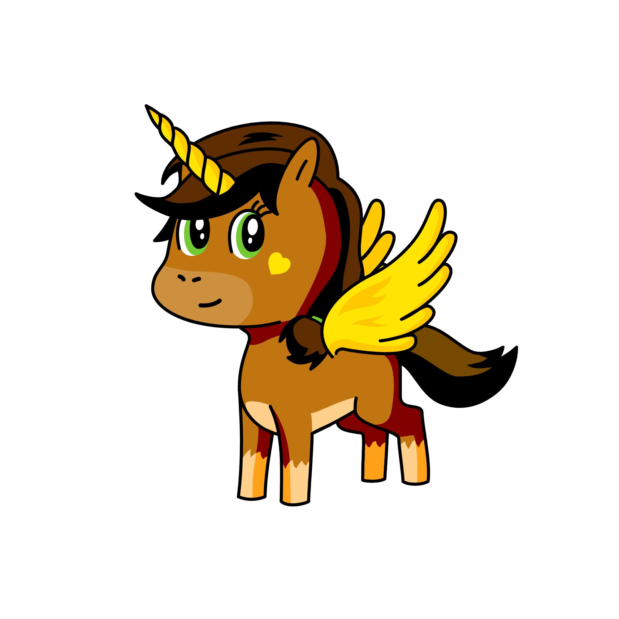 sandy, the unicorn