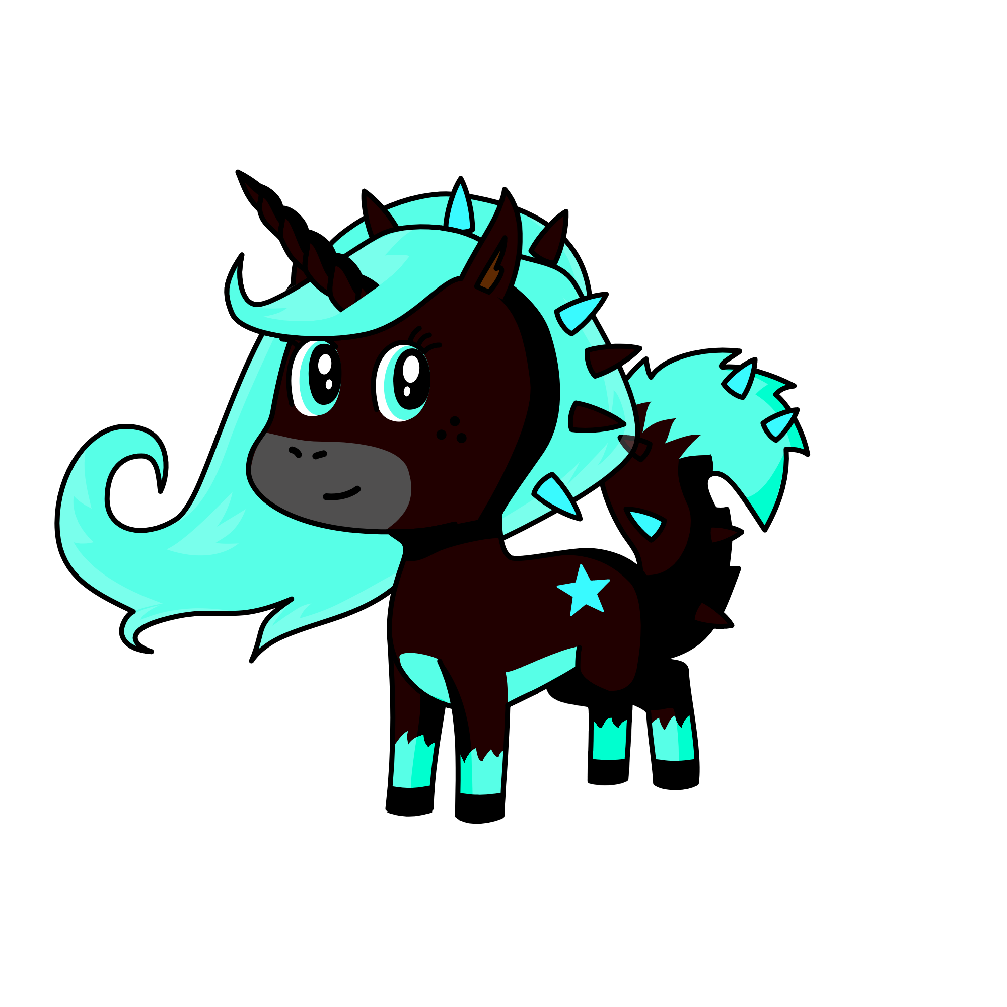 spikes, the unicorn
