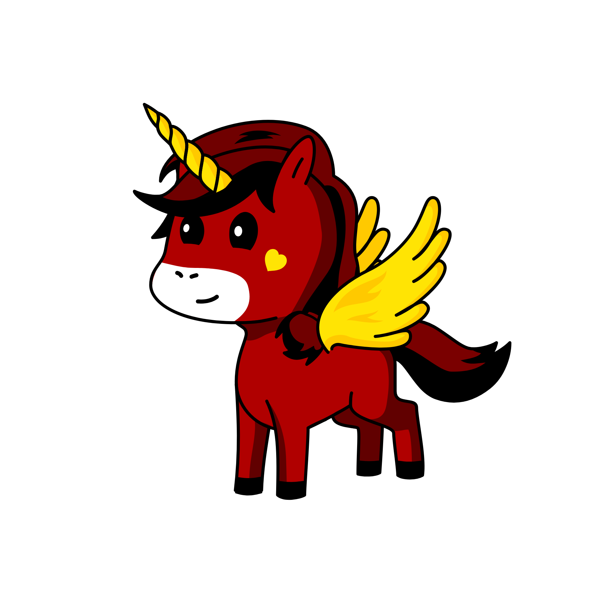 Cofy, the unicorn