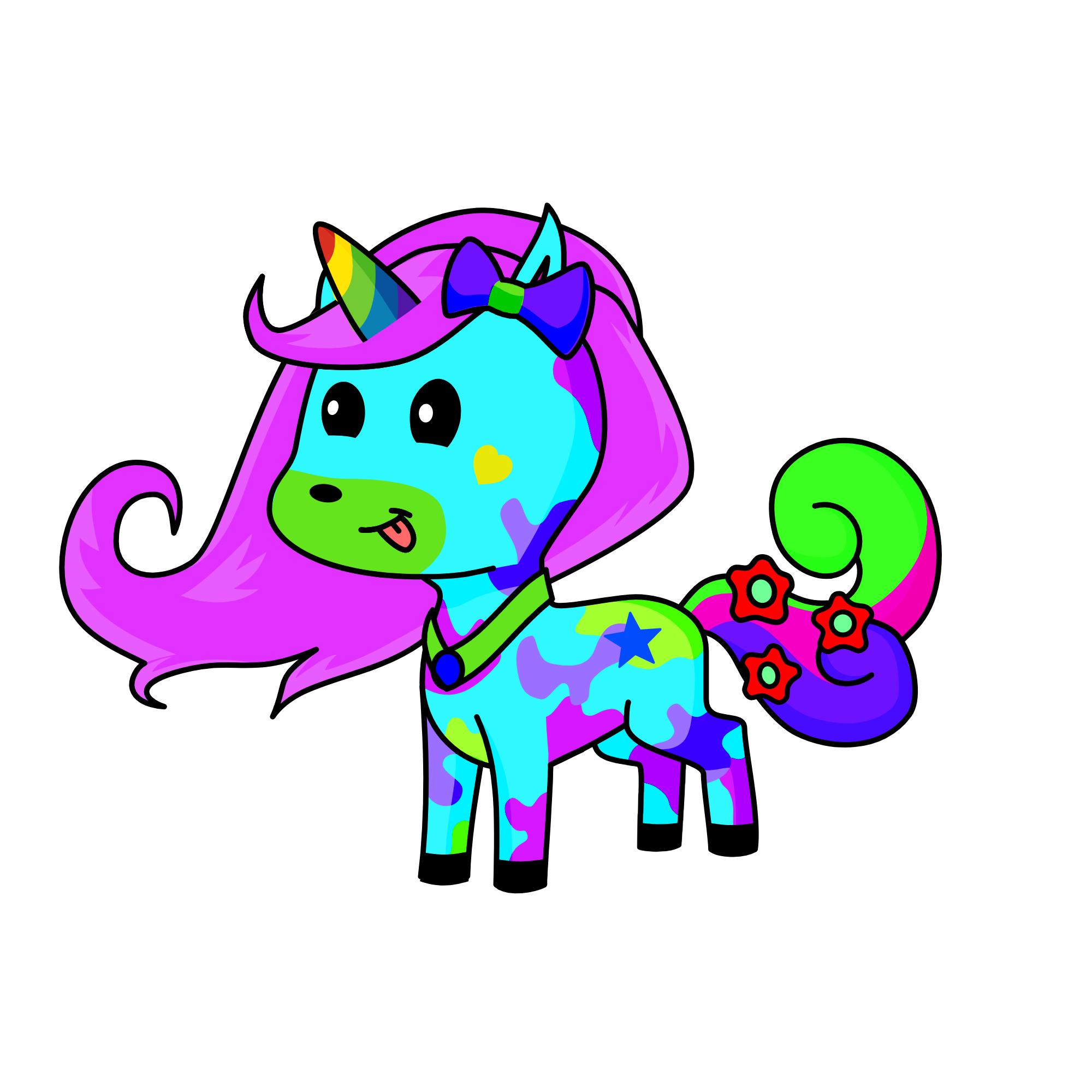 rainboocorn, the unicorn