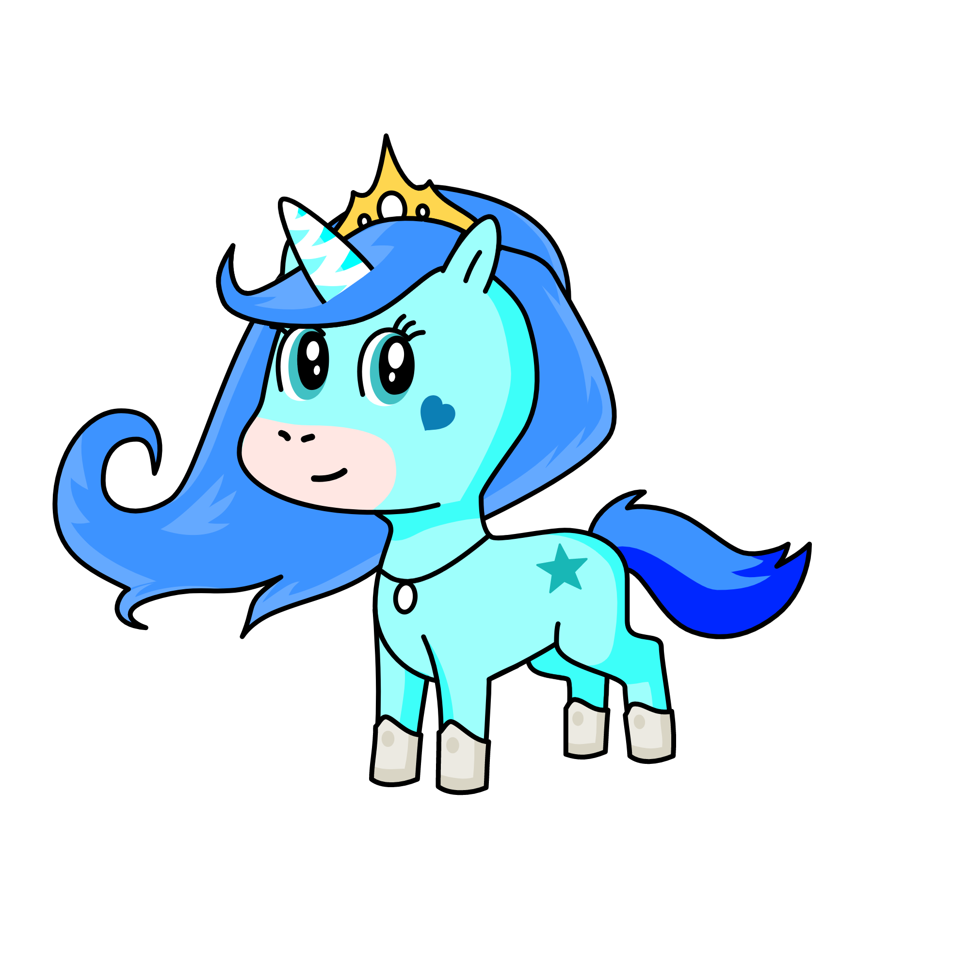 seashell, the unicorn