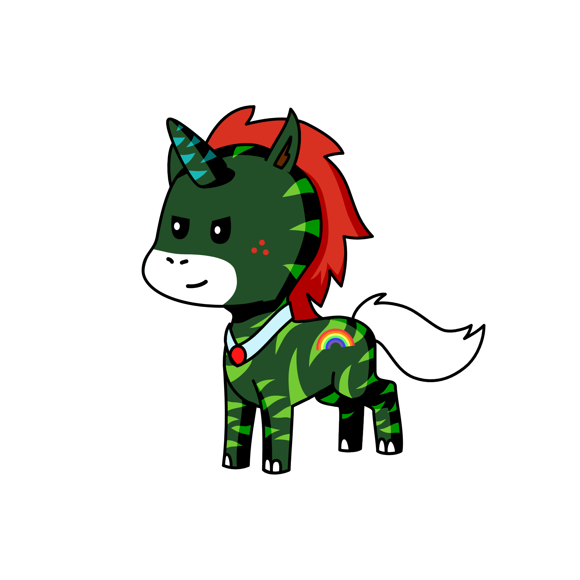 Greenicorn, the unicorn