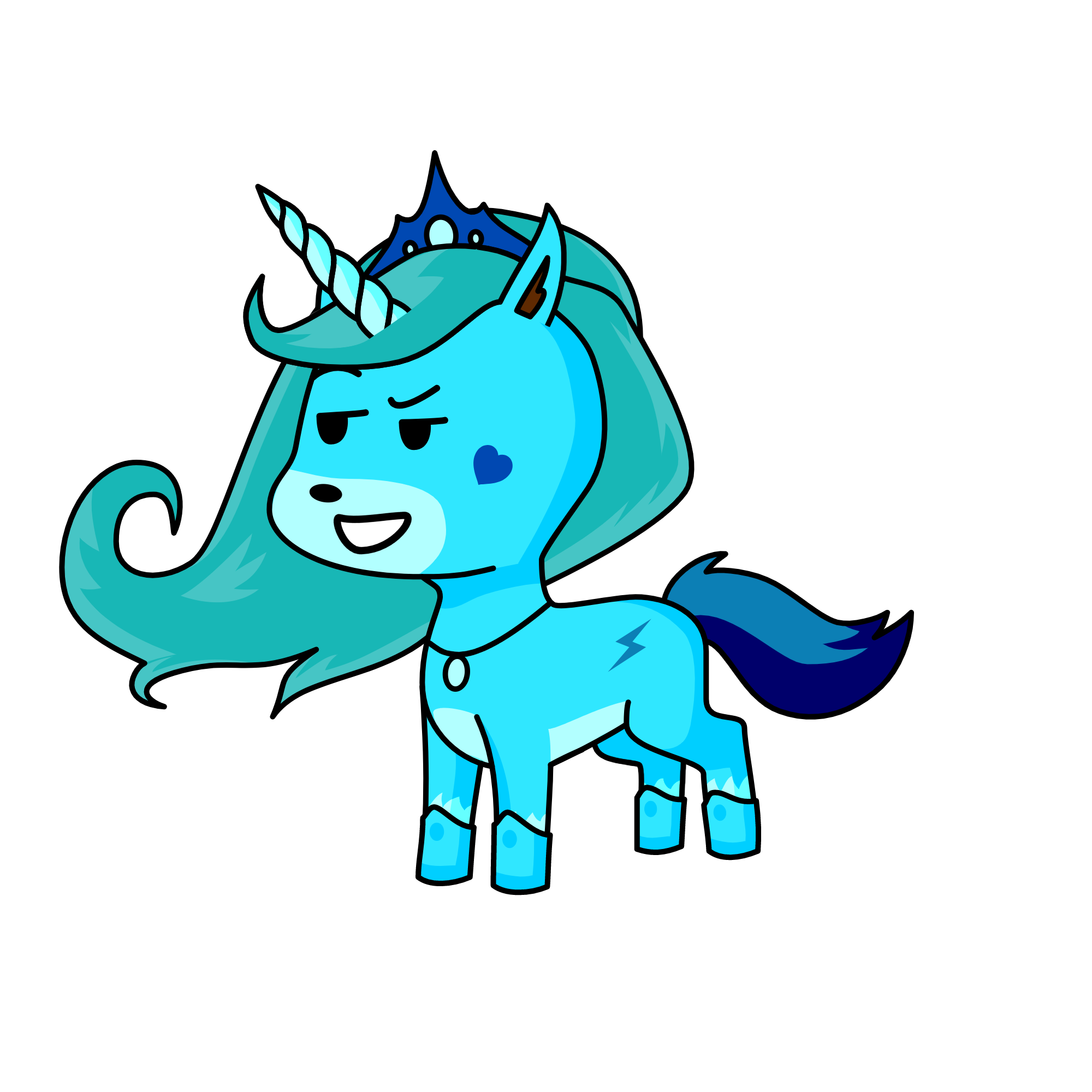 Supreme Ruler Luna, the unicorn