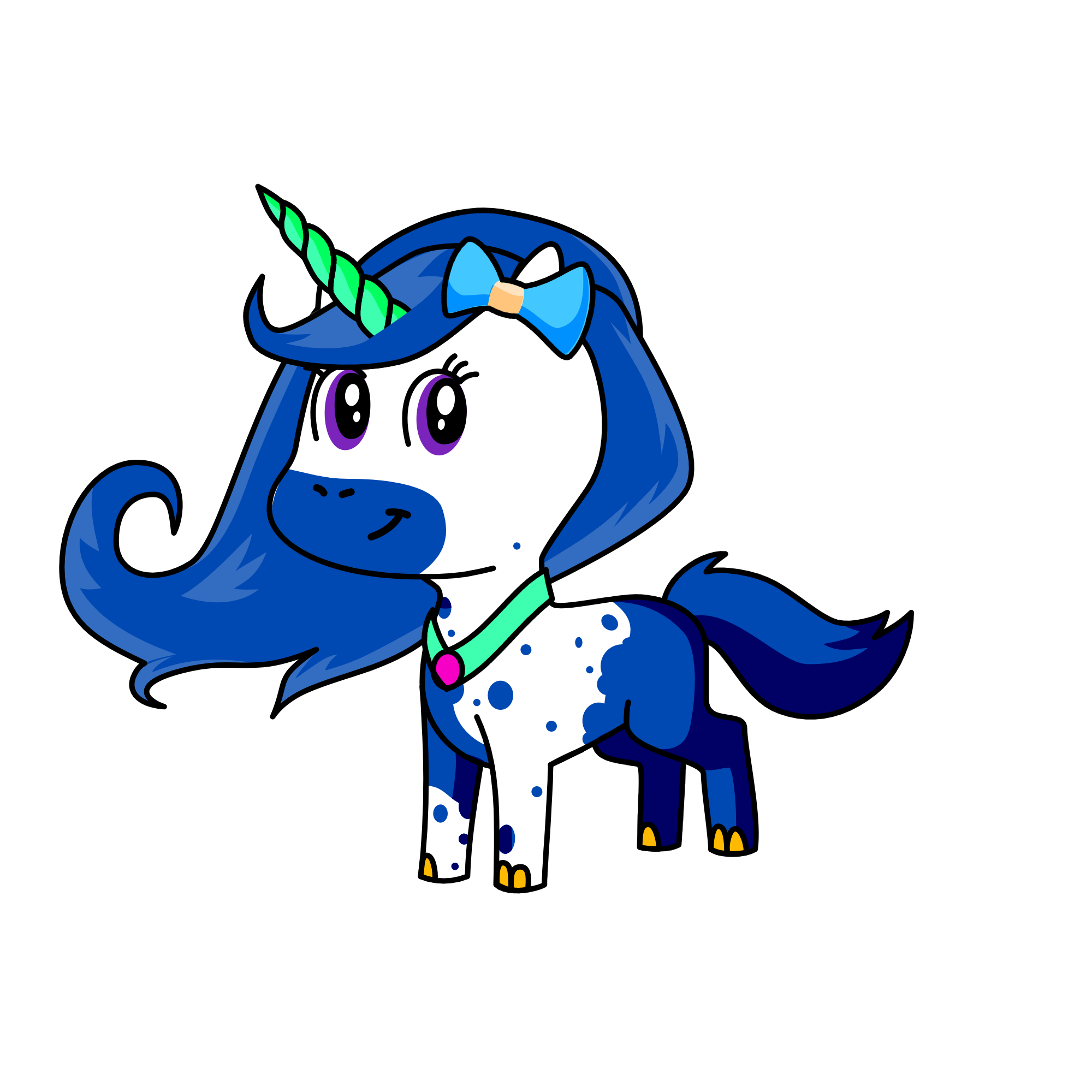 Midnight, the unicorn