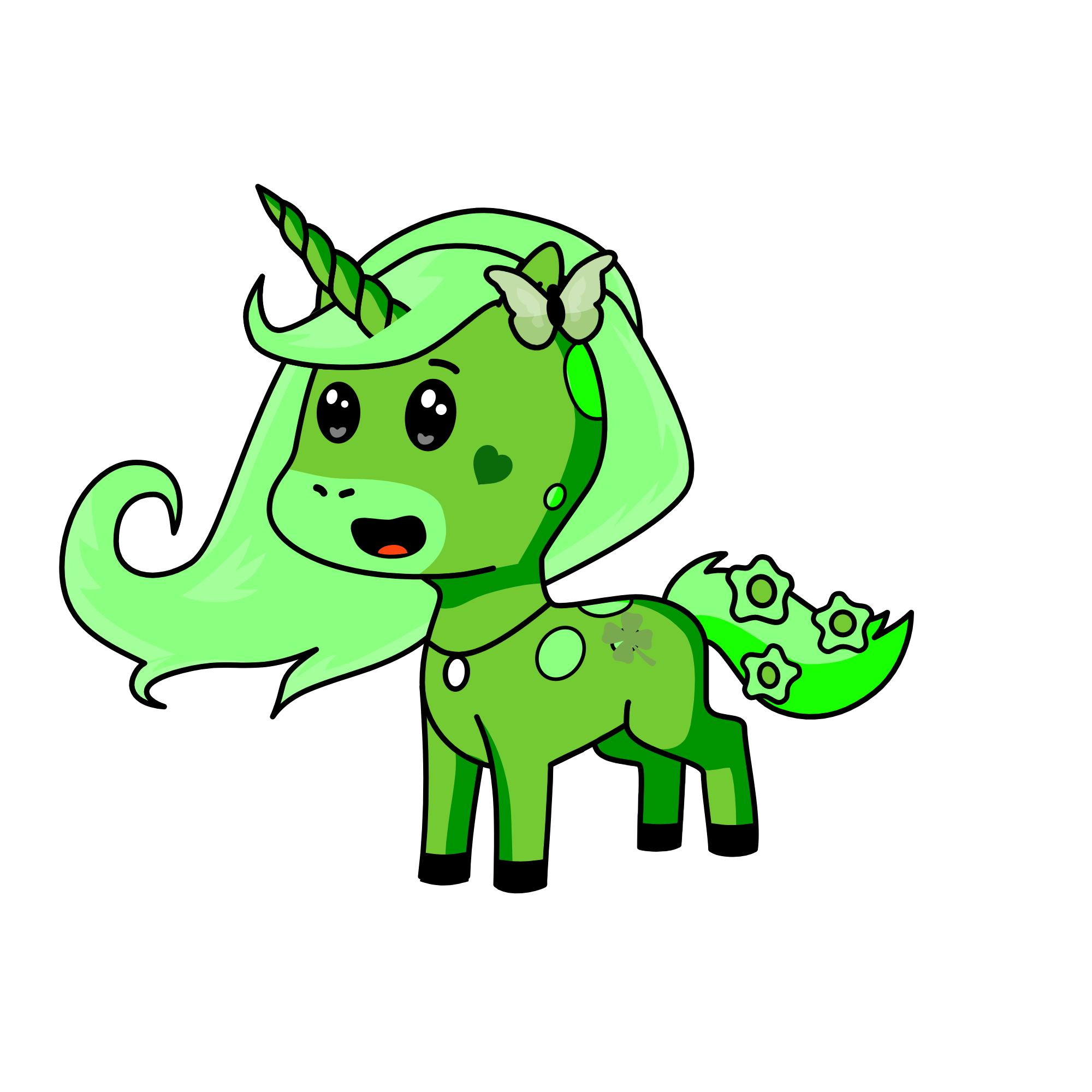 Tara, Mother Nature, the unicorn