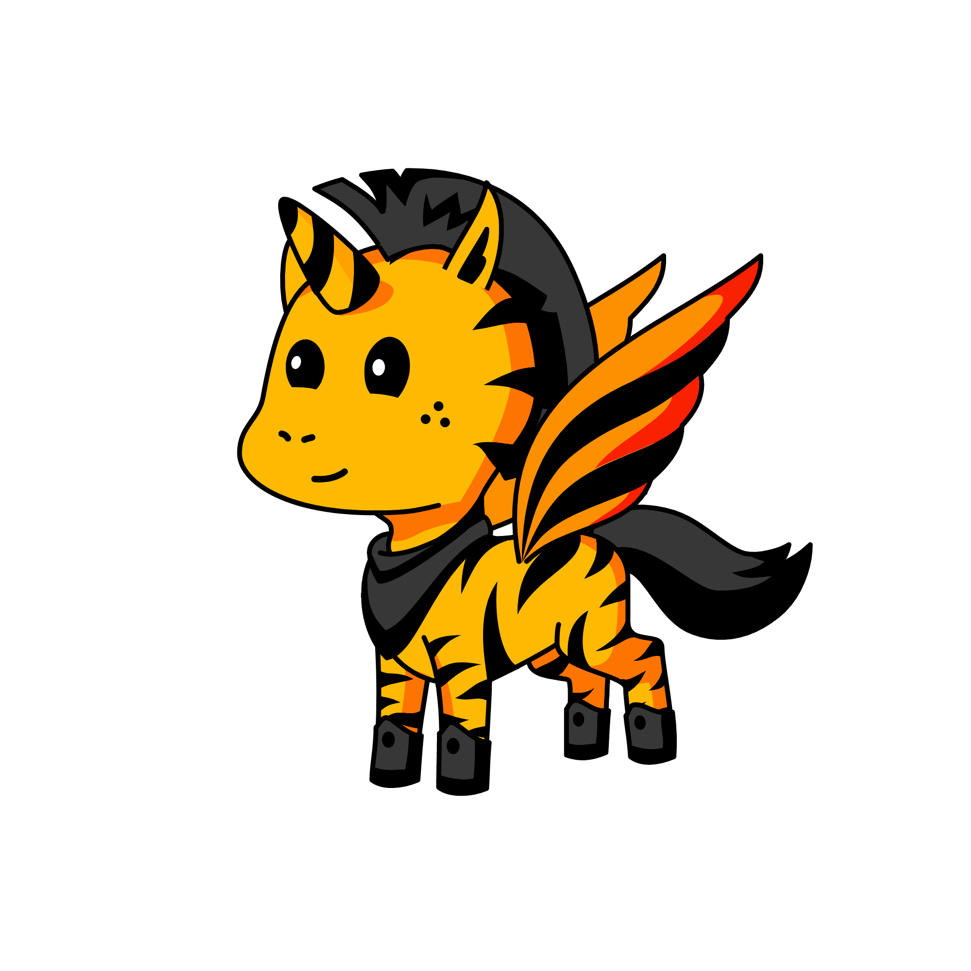 tiger, the unicorn