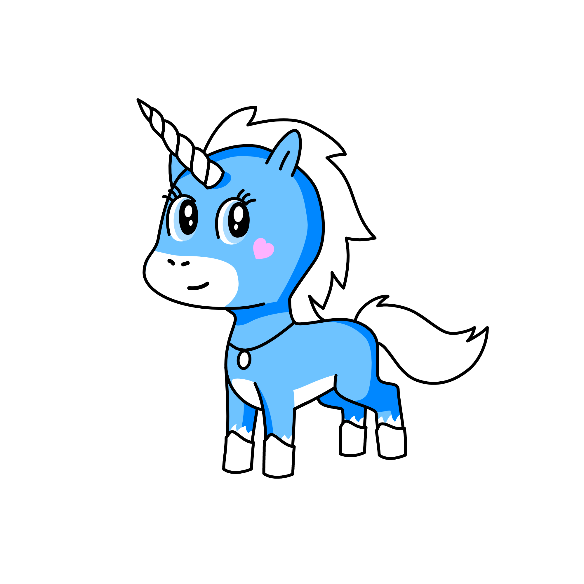 Princess snowflake, the unicorn