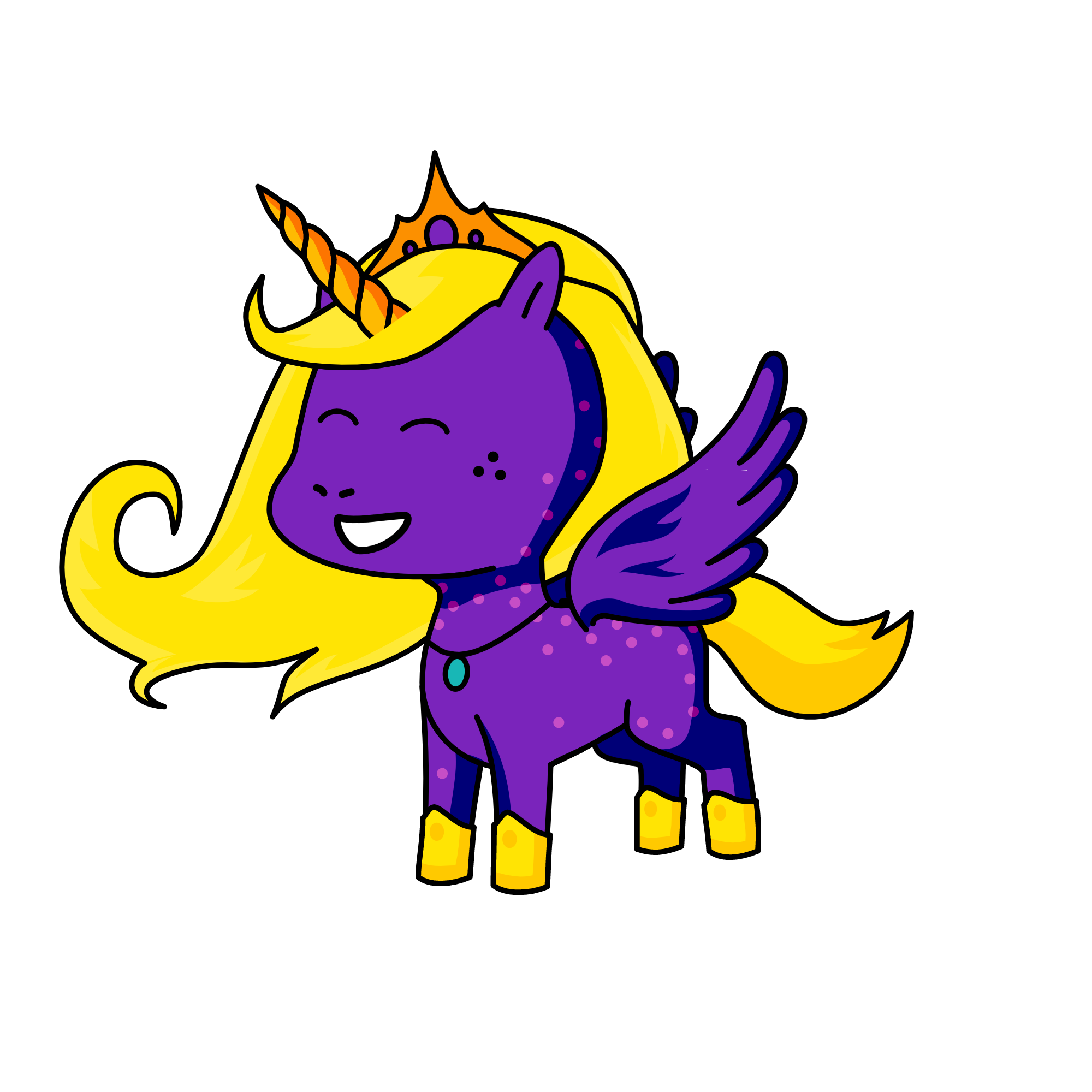 Rapunzel Pony, the unicorn