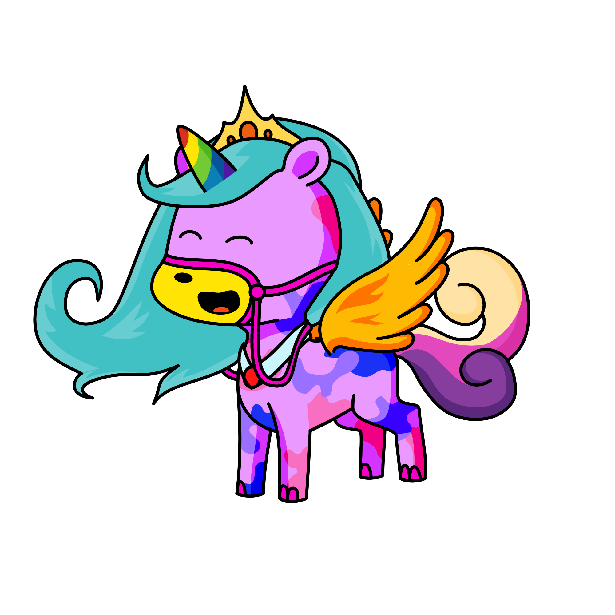 Bubblegum, the unicorn