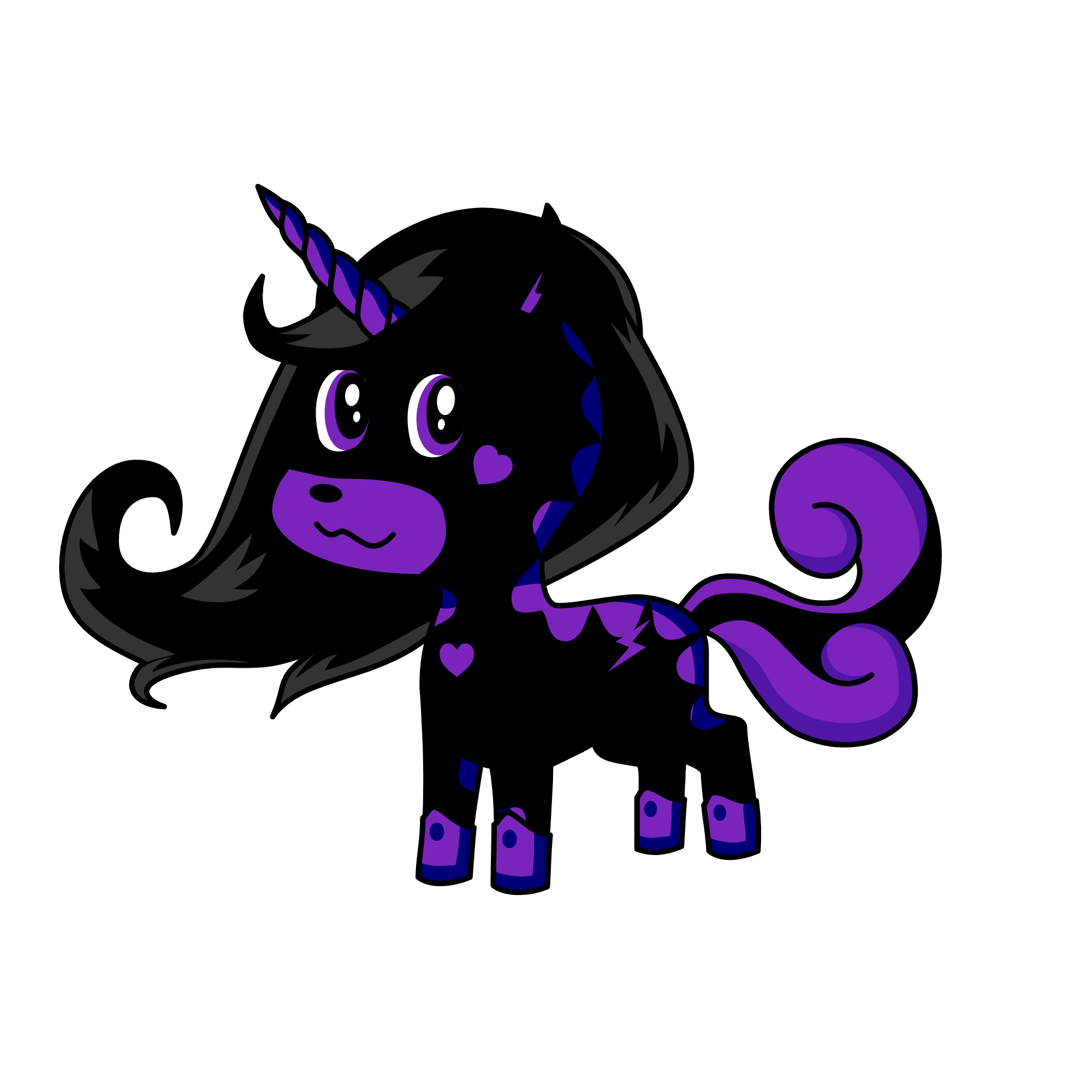 Dark, the unicorn