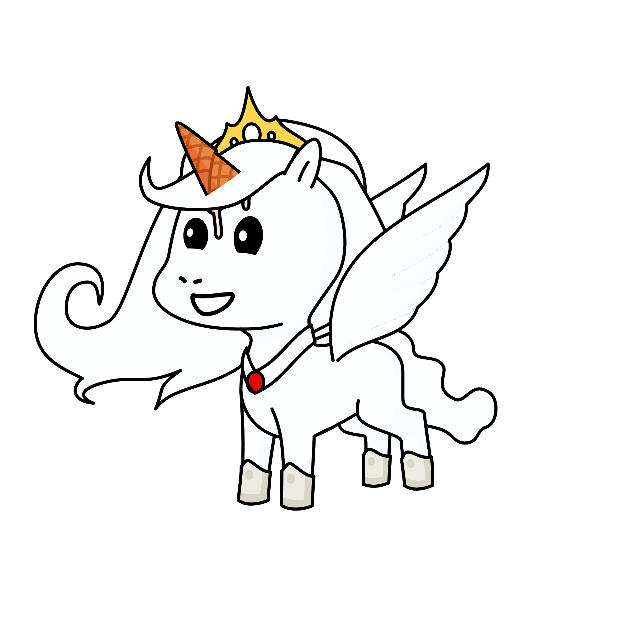 Princess Vanilla Ice Creme, the unicorn