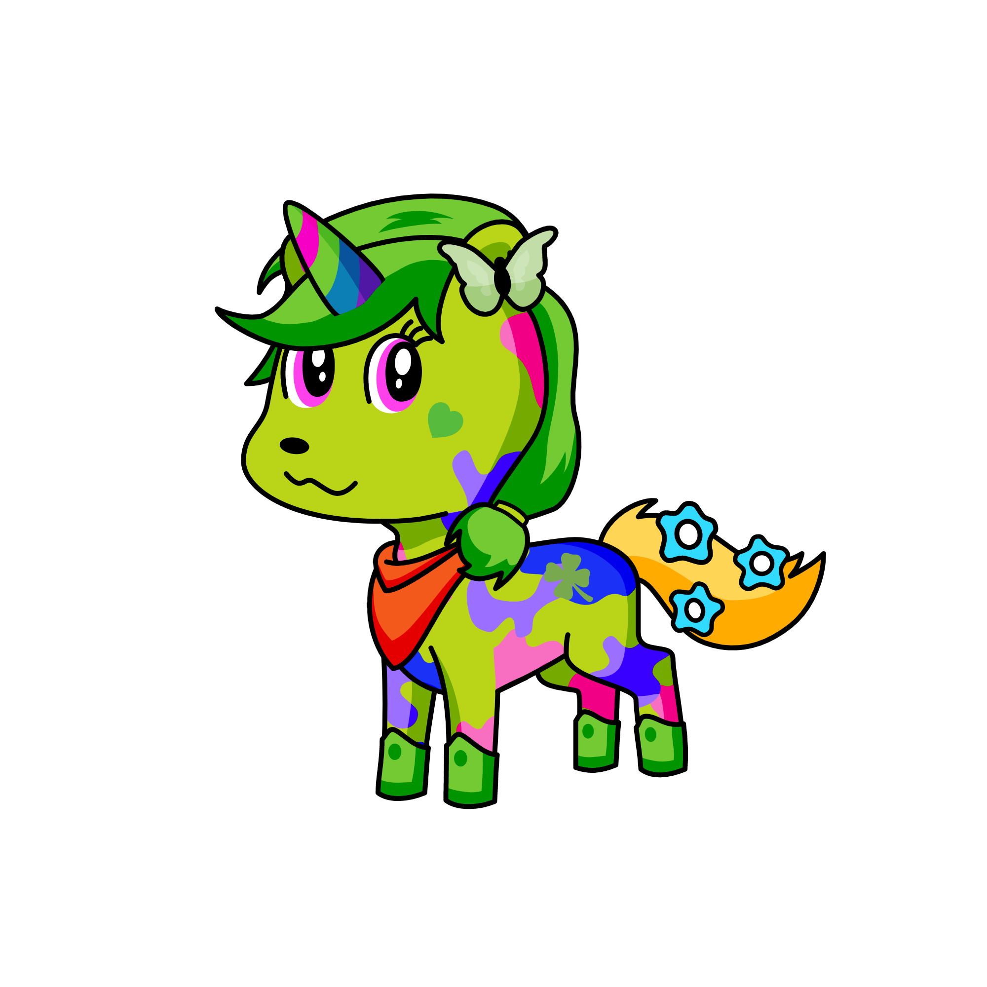 Cotton Candy, the unicorn