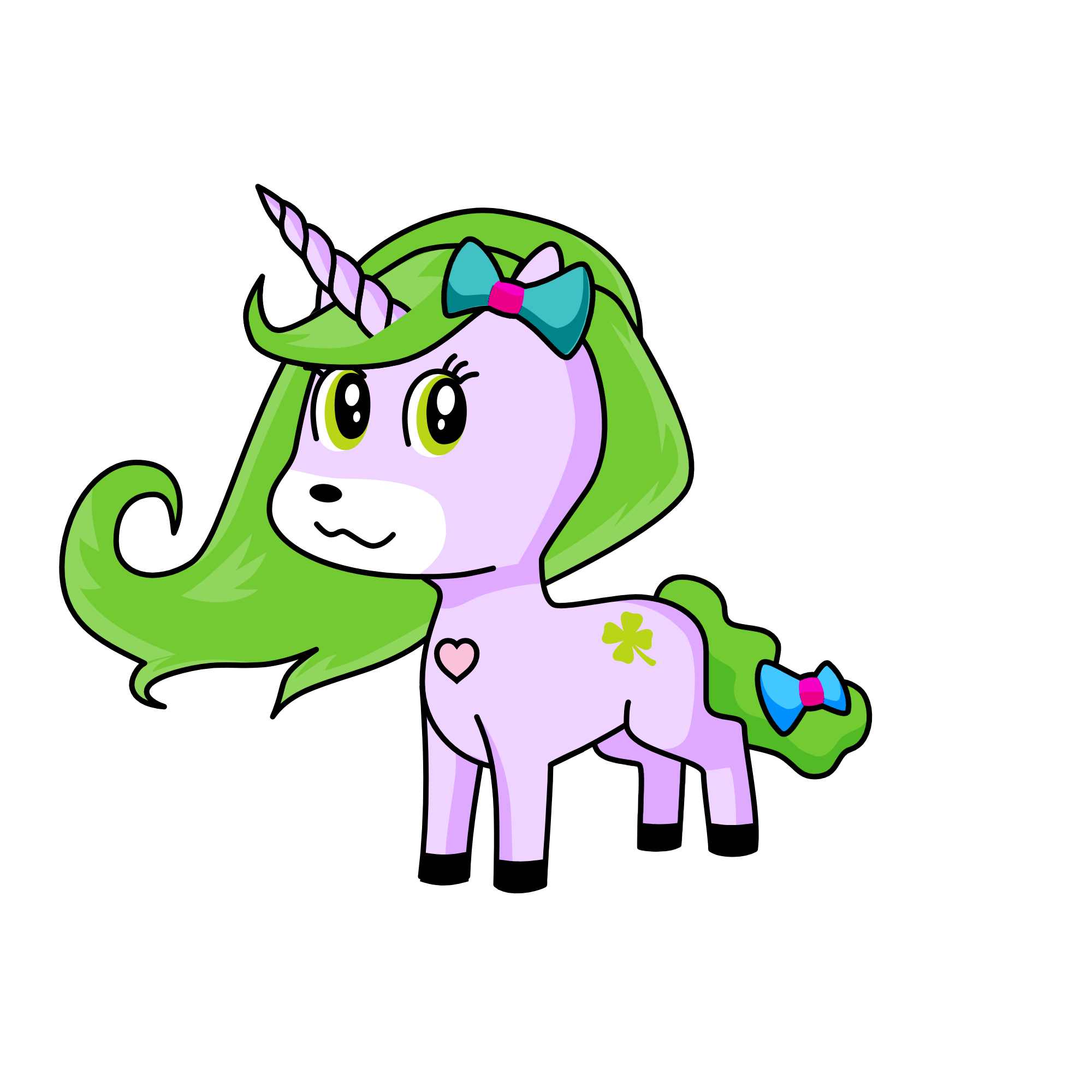Greenaline, the unicorn