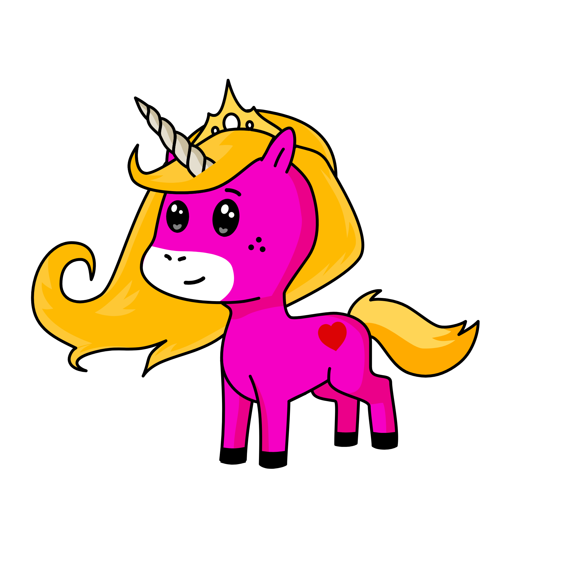 Heartley, the unicorn