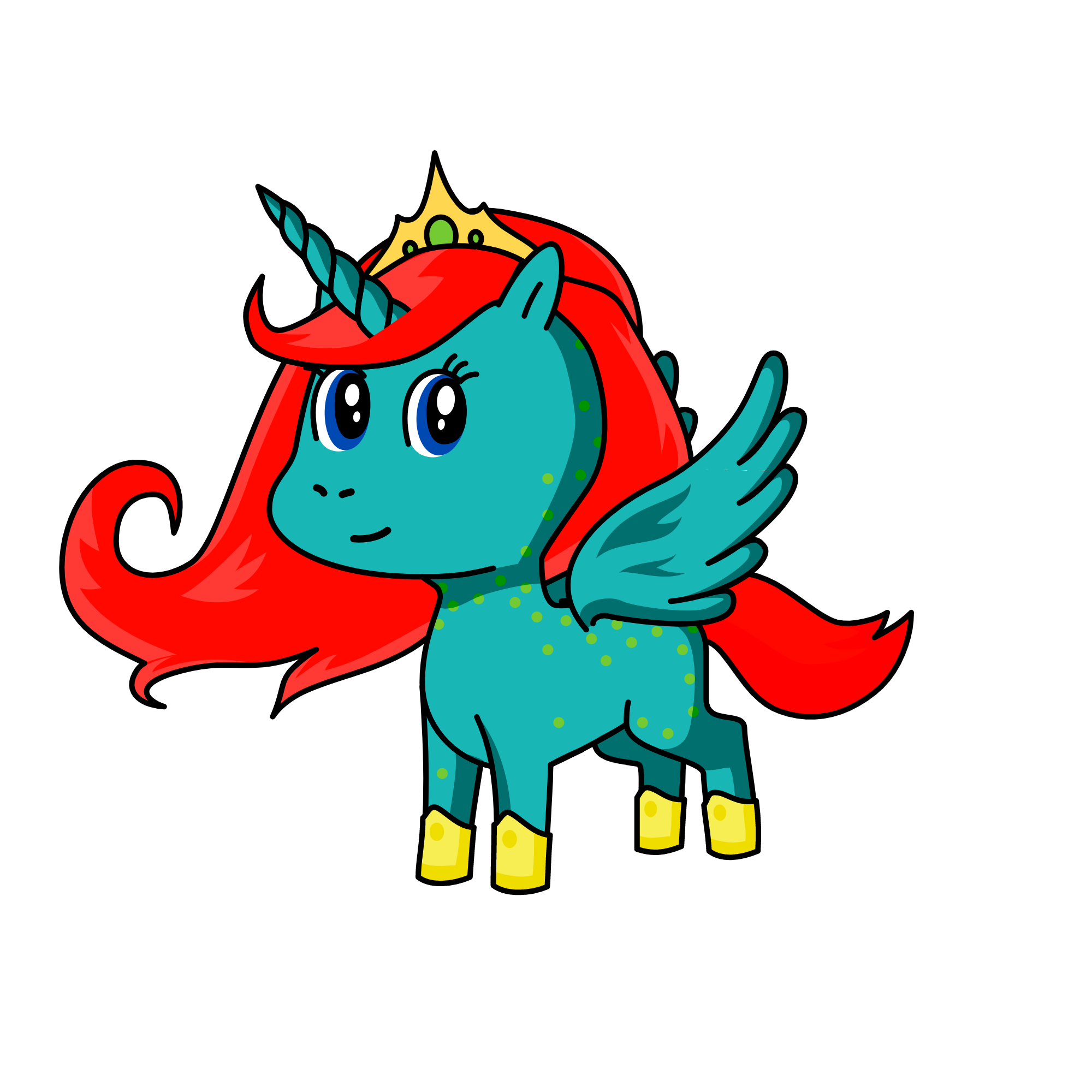 Ariel, the unicorn