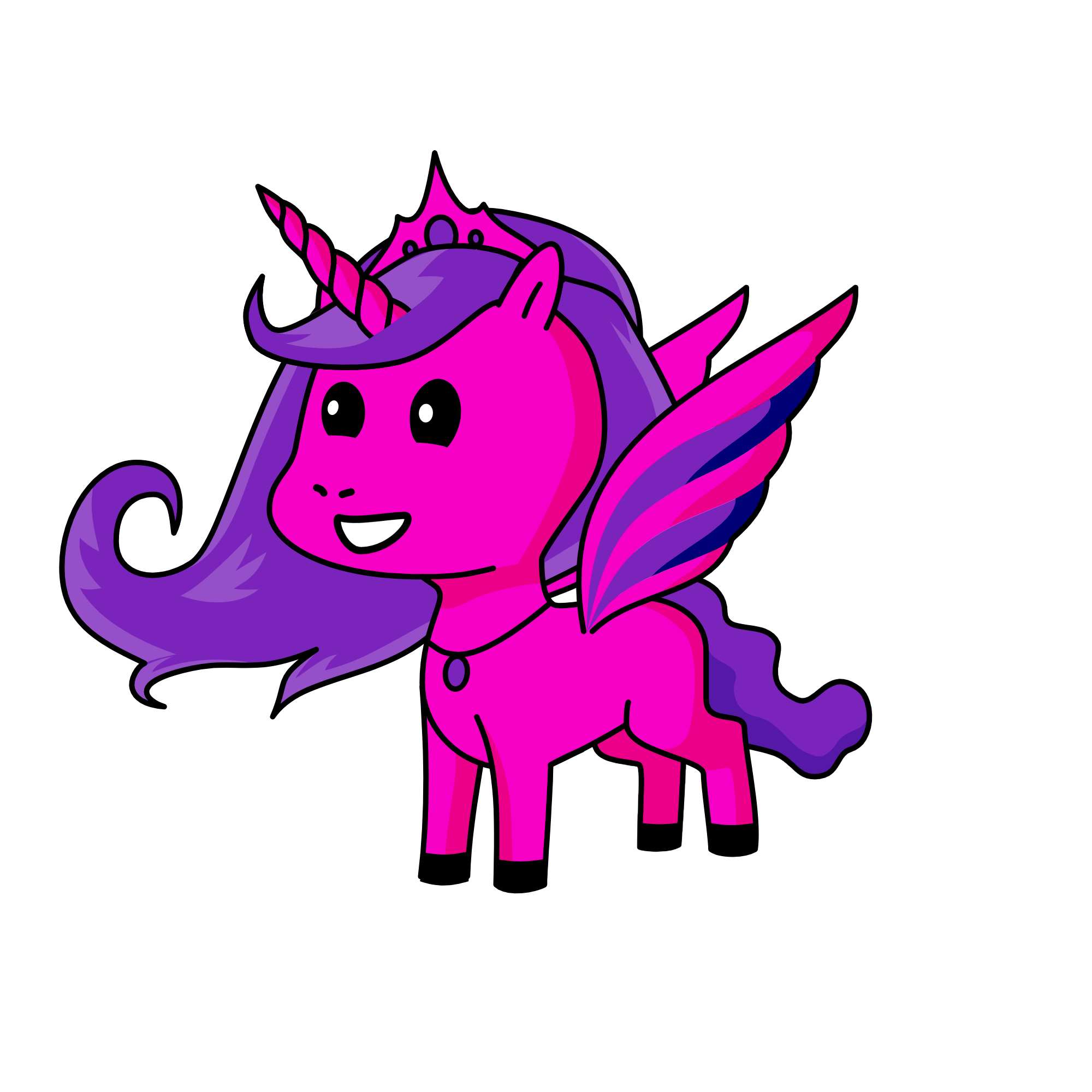 Princess Sally, the unicorn