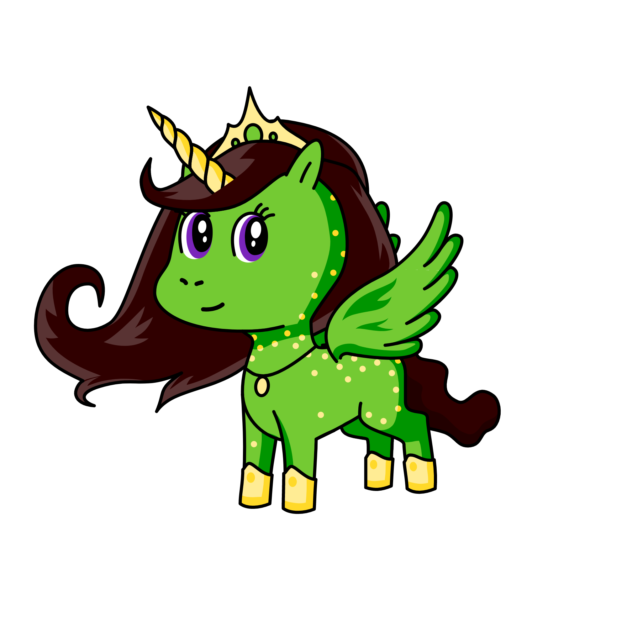 Tiana, the unicorn