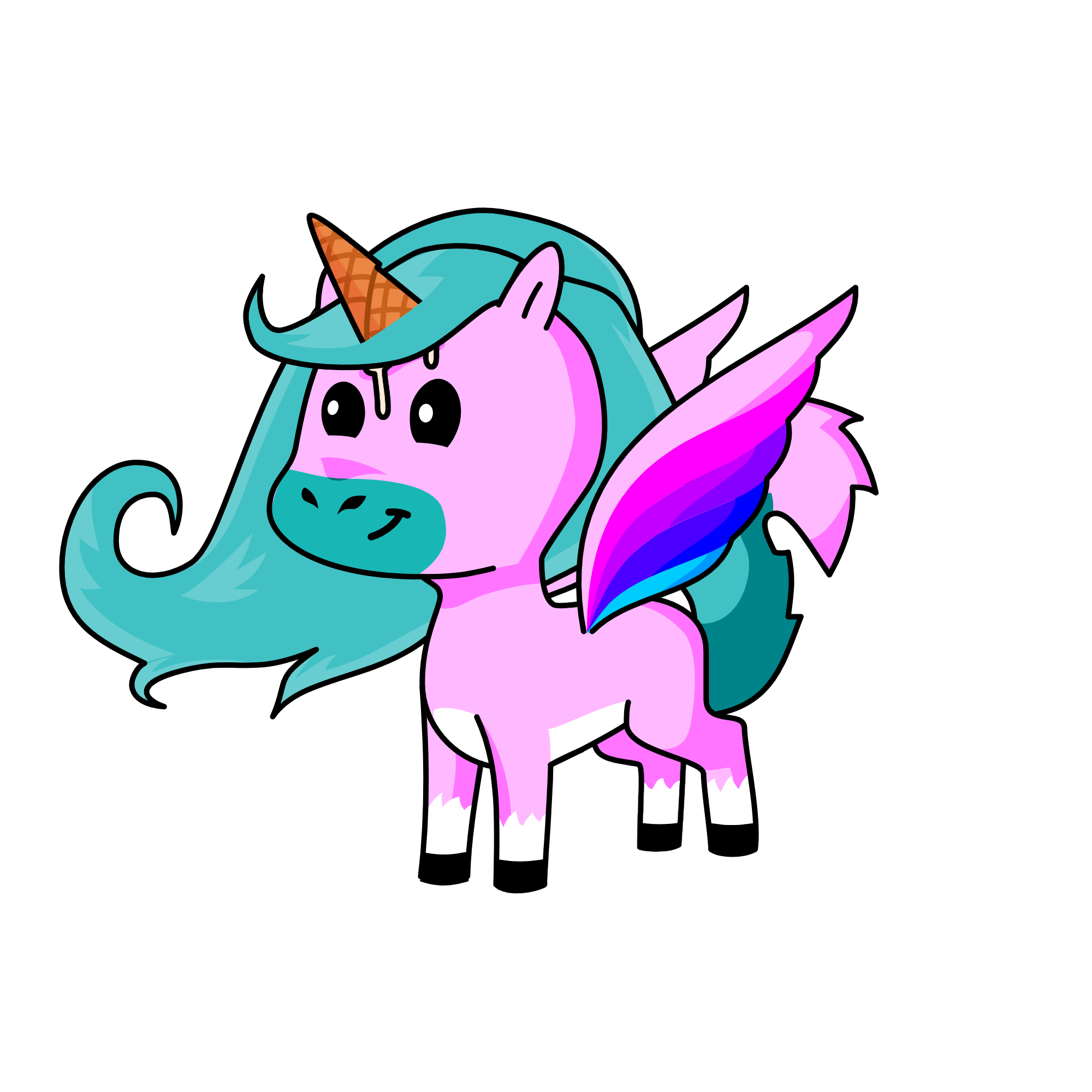 Candy, the unicorn