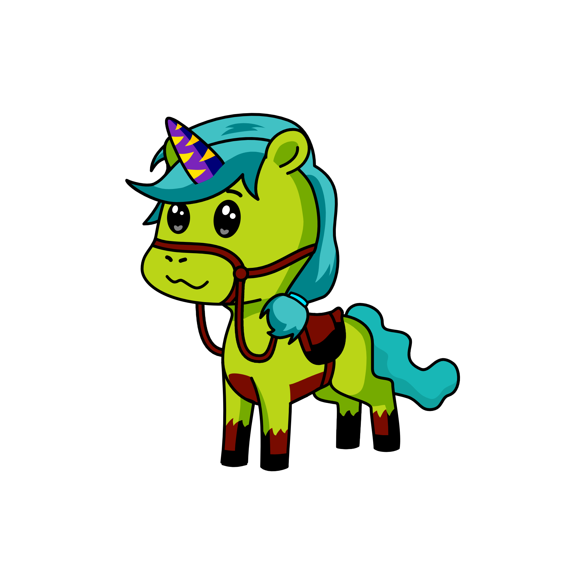 Slave Girl, the unicorn