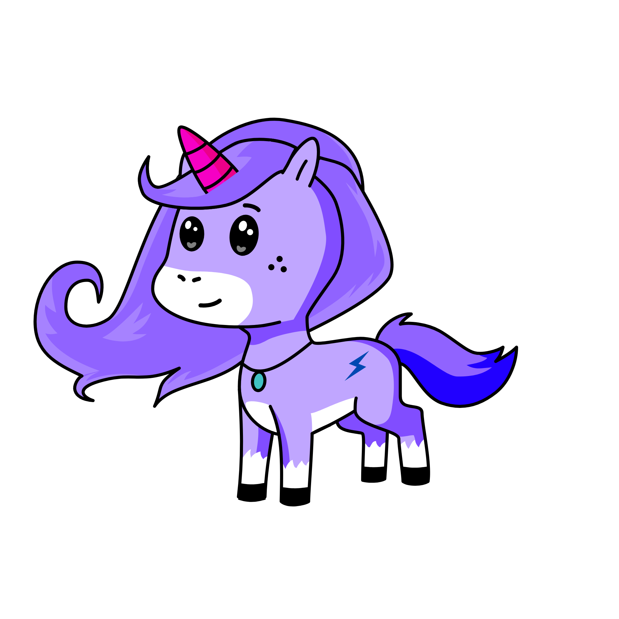 Midnight, the unicorn
