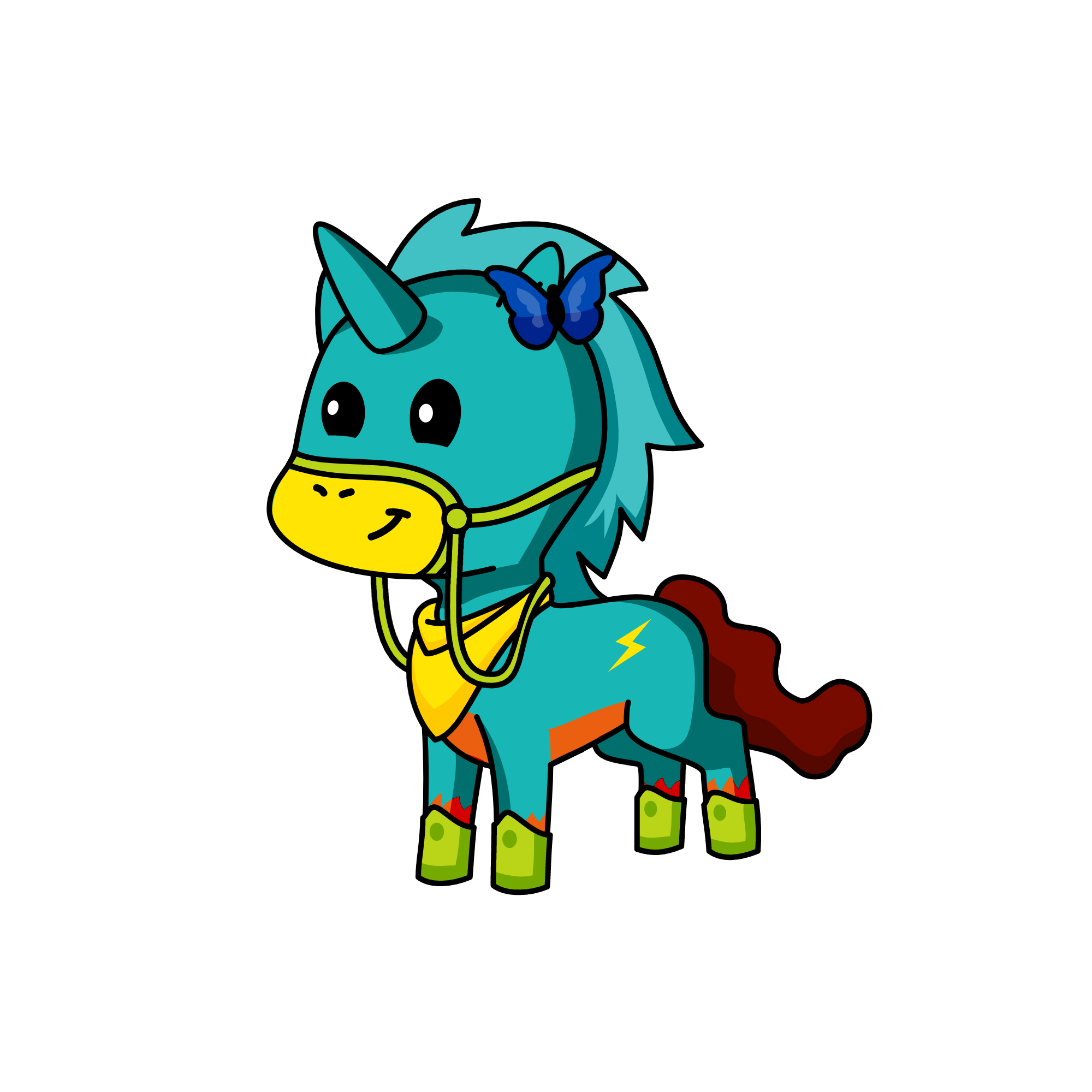 Copy Cat, the unicorn