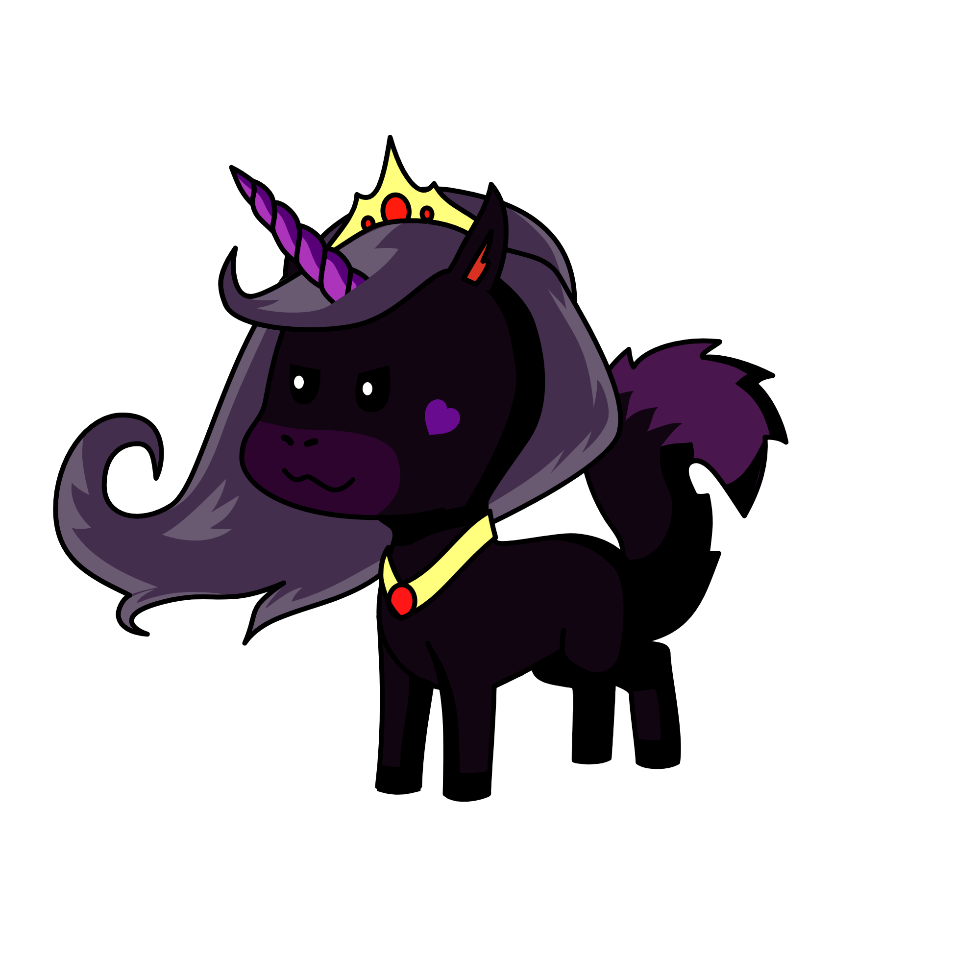 Evil Queen Elliecorn, the unicorn