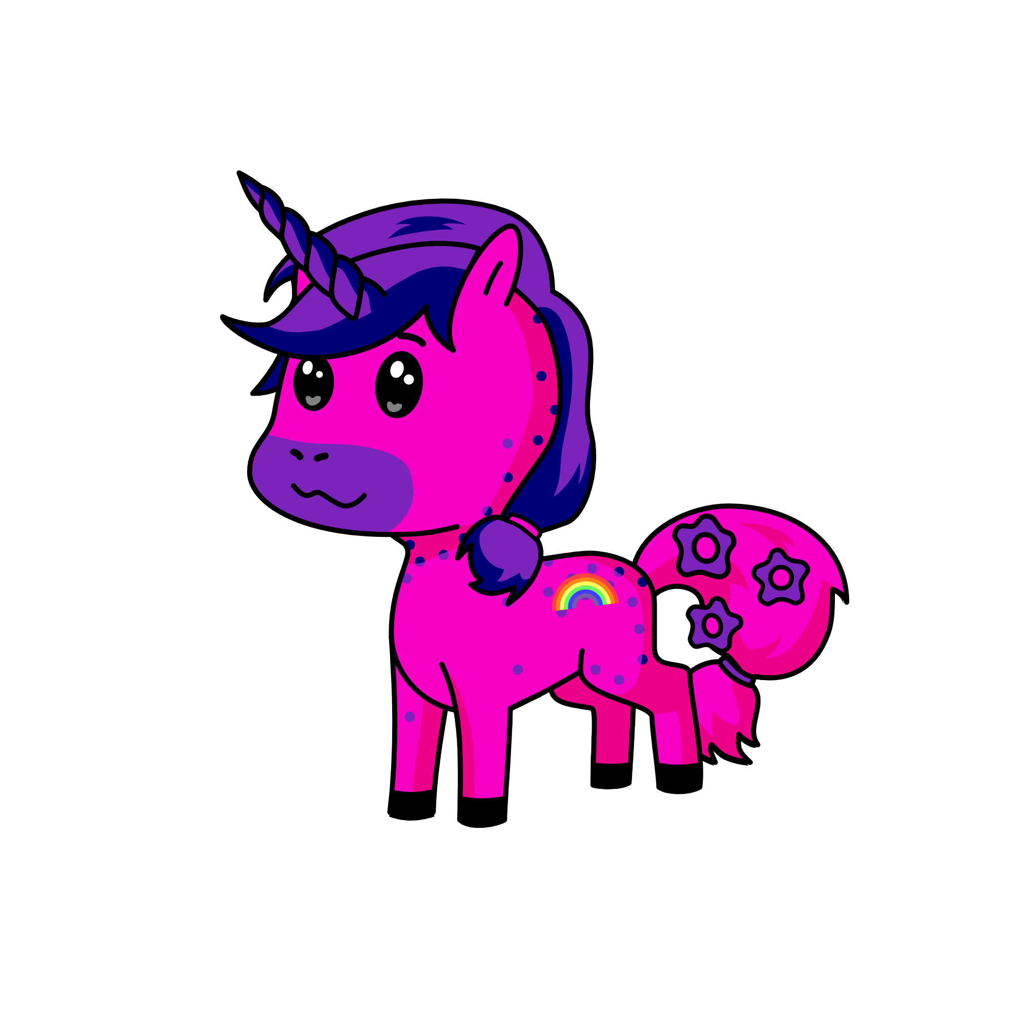 ✪ ω ✪, the unicorn