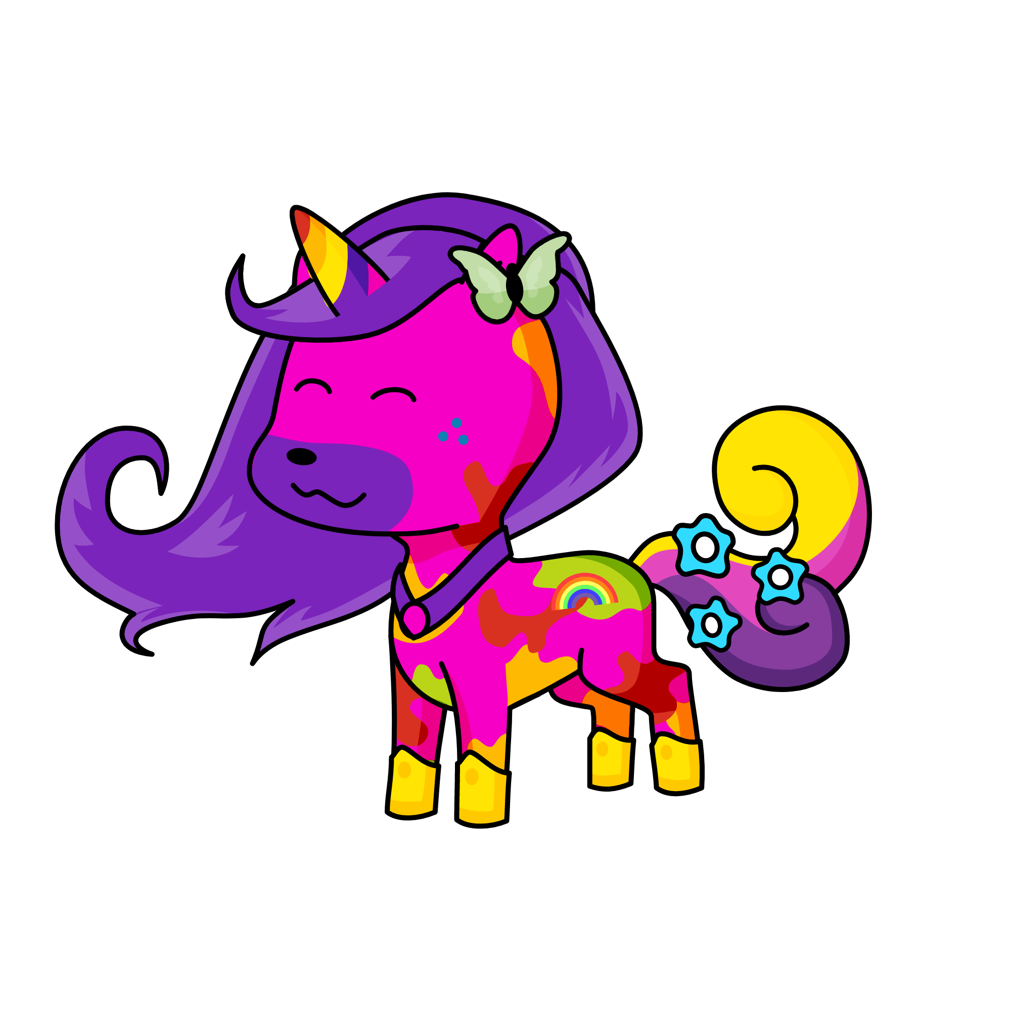 Cutese, the unicorn