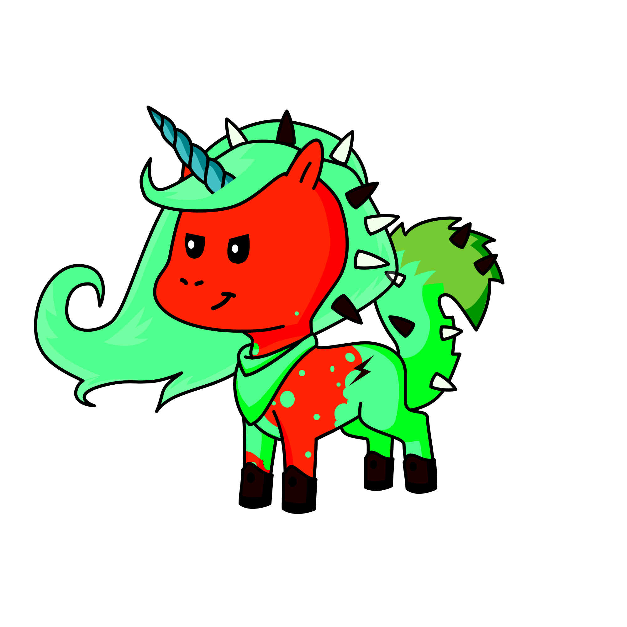 bad uni/mean/rude, the unicorn