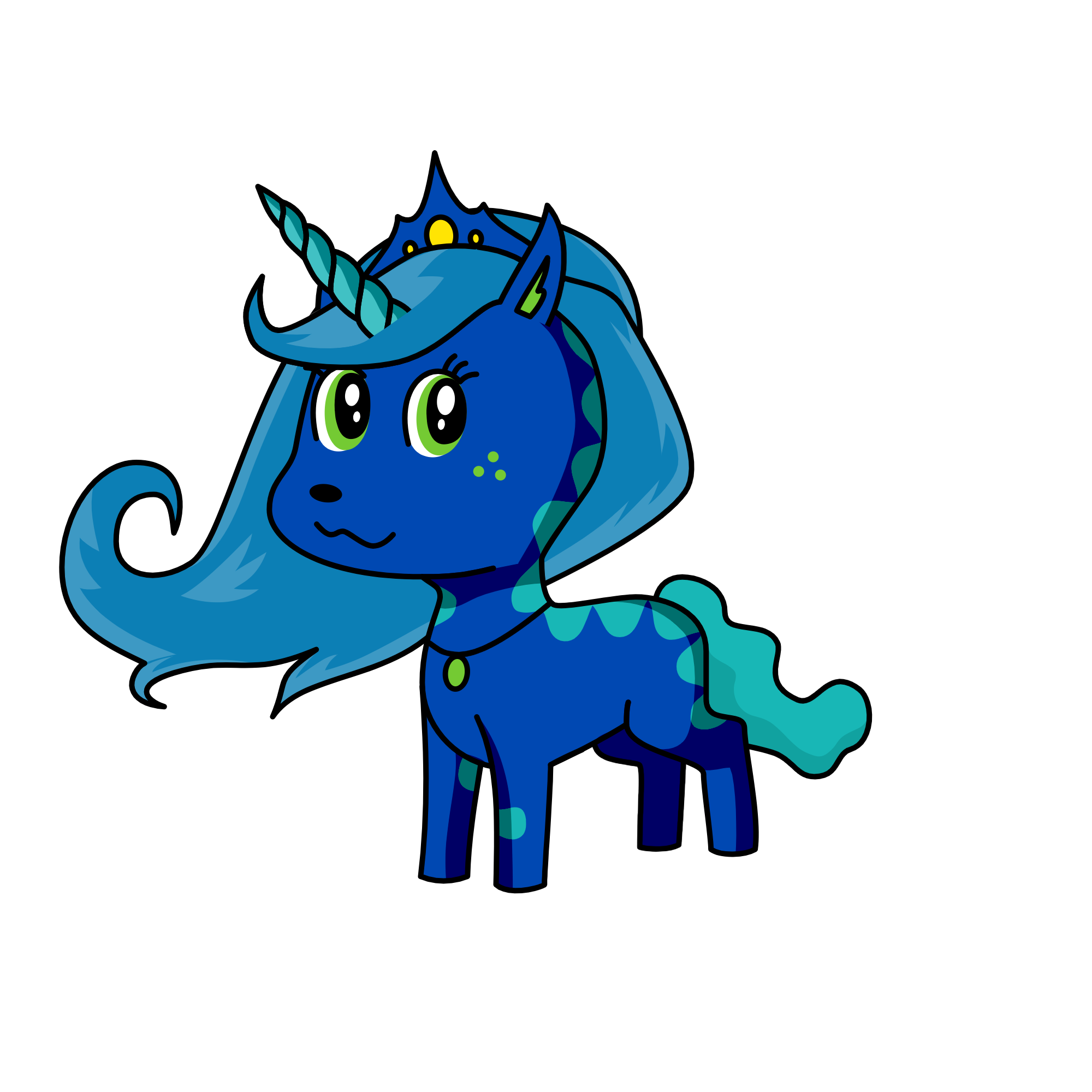 Princess Aqua, the unicorn