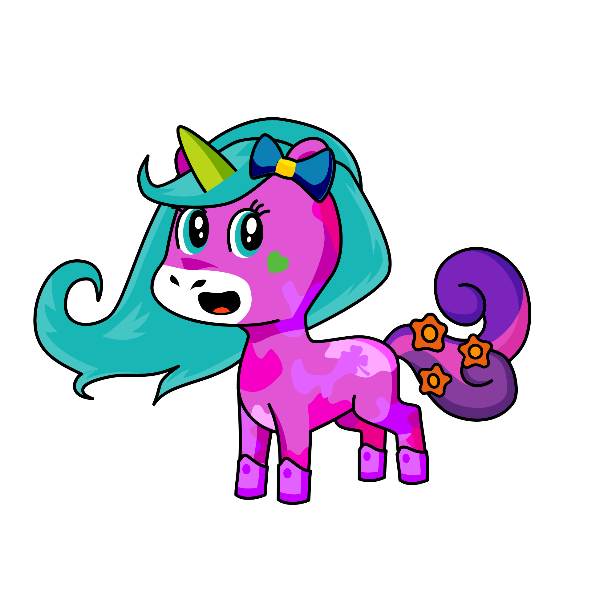 Questina, the unicorn