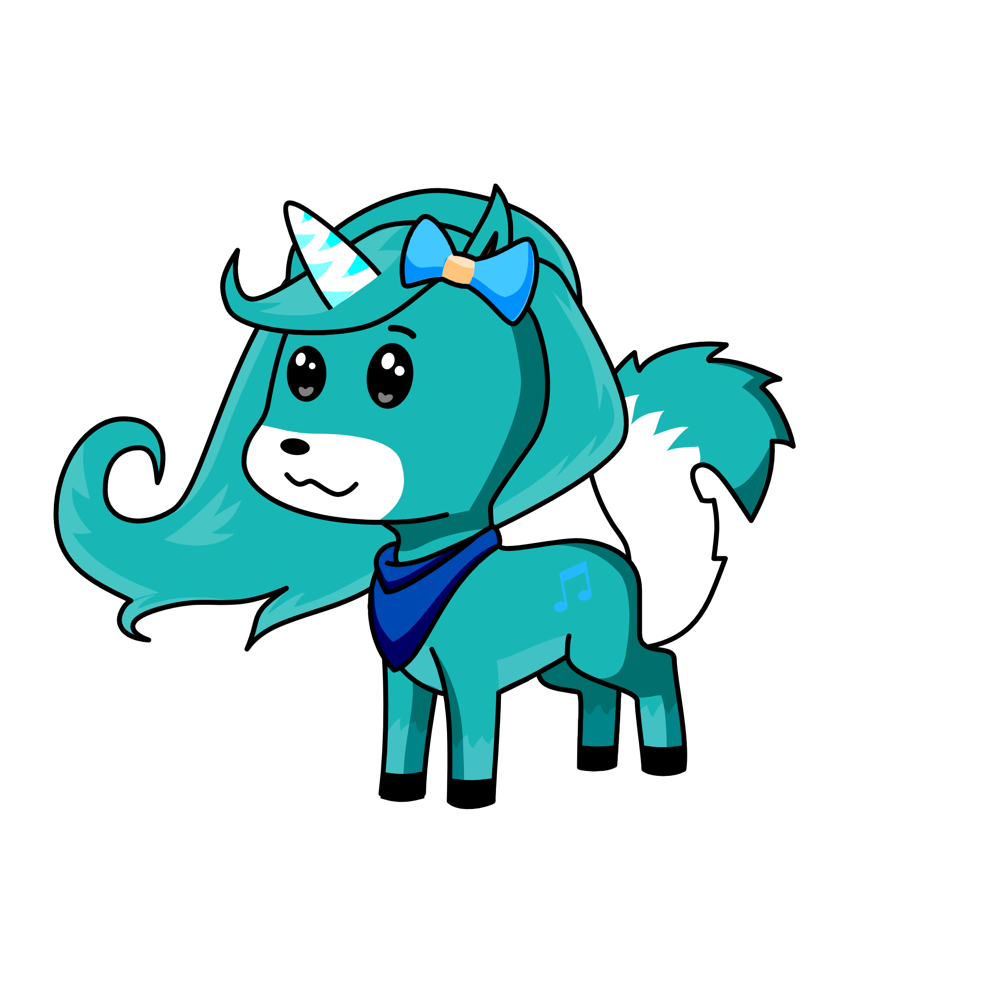 Random, the unicorn