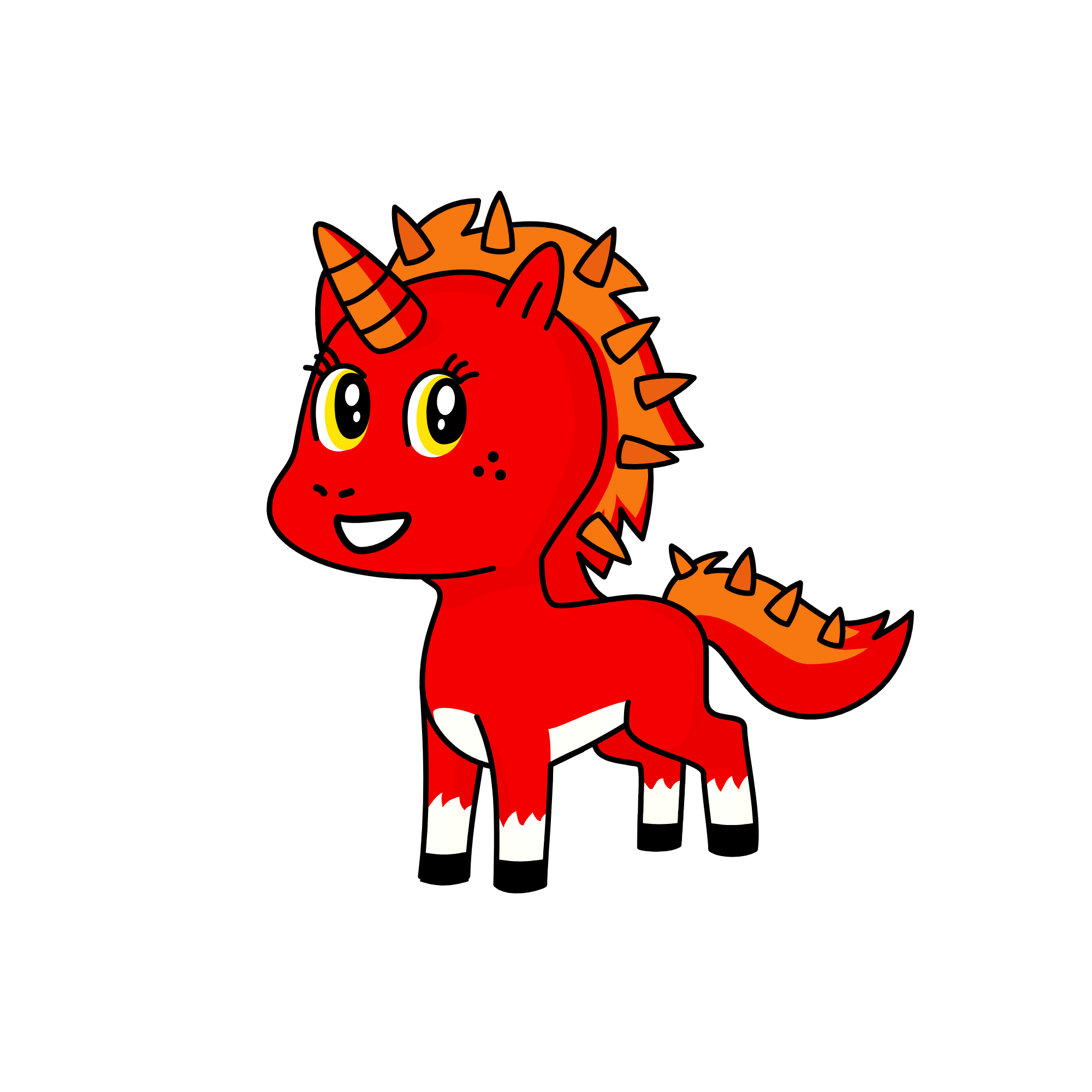 Flame , the unicorn