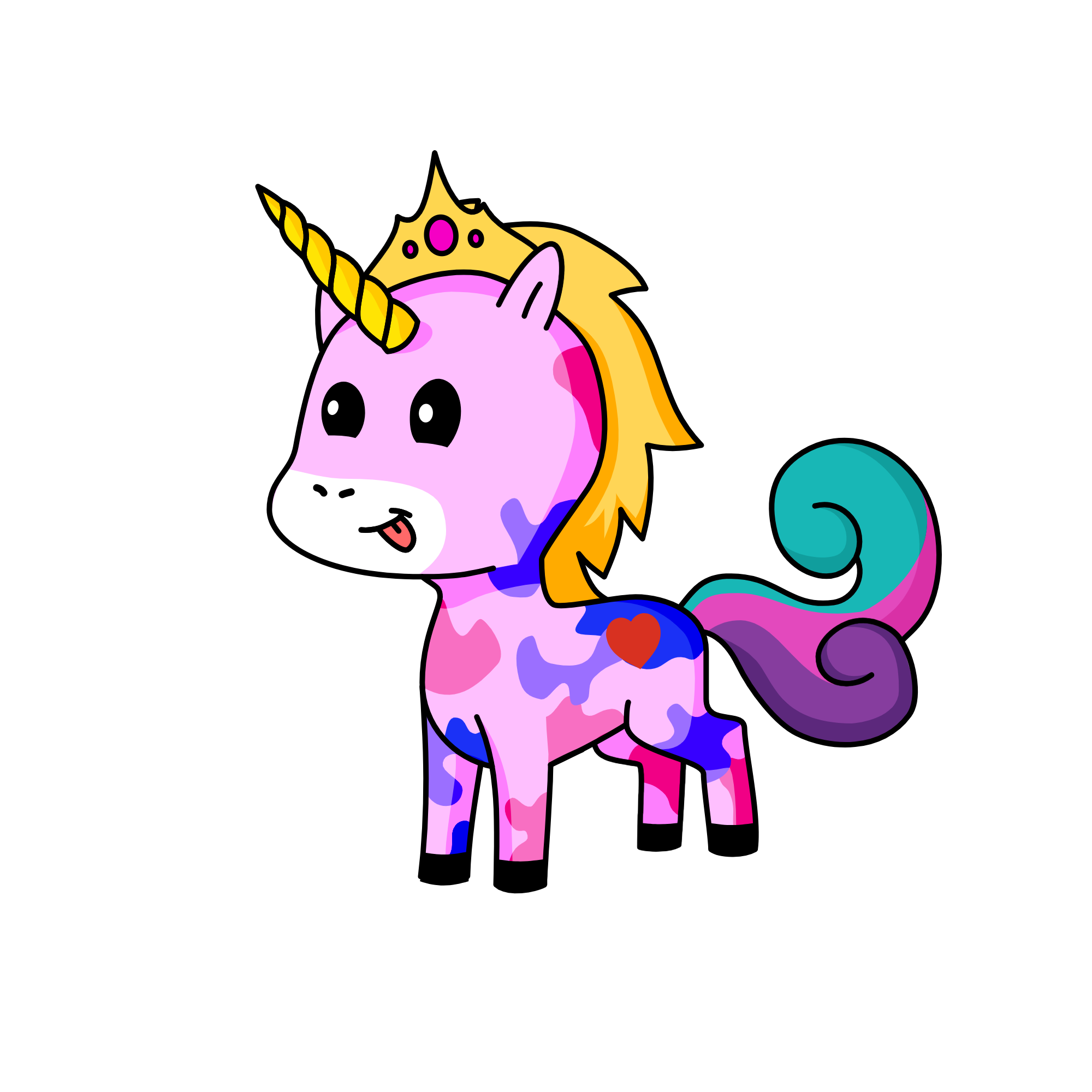❤ ω ❤, the unicorn