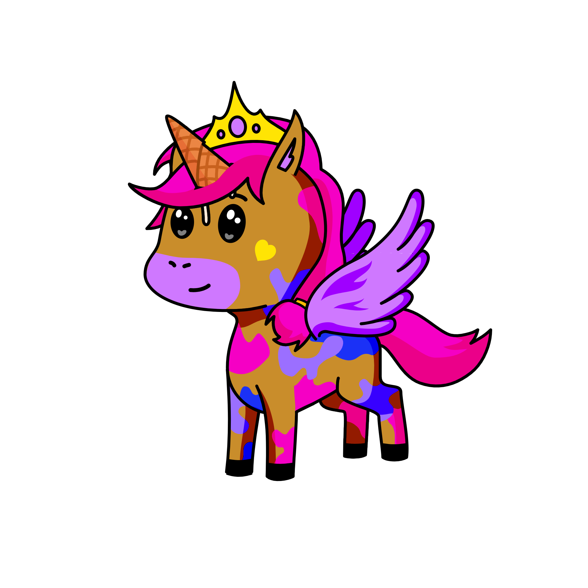 princess dessert, the unicorn