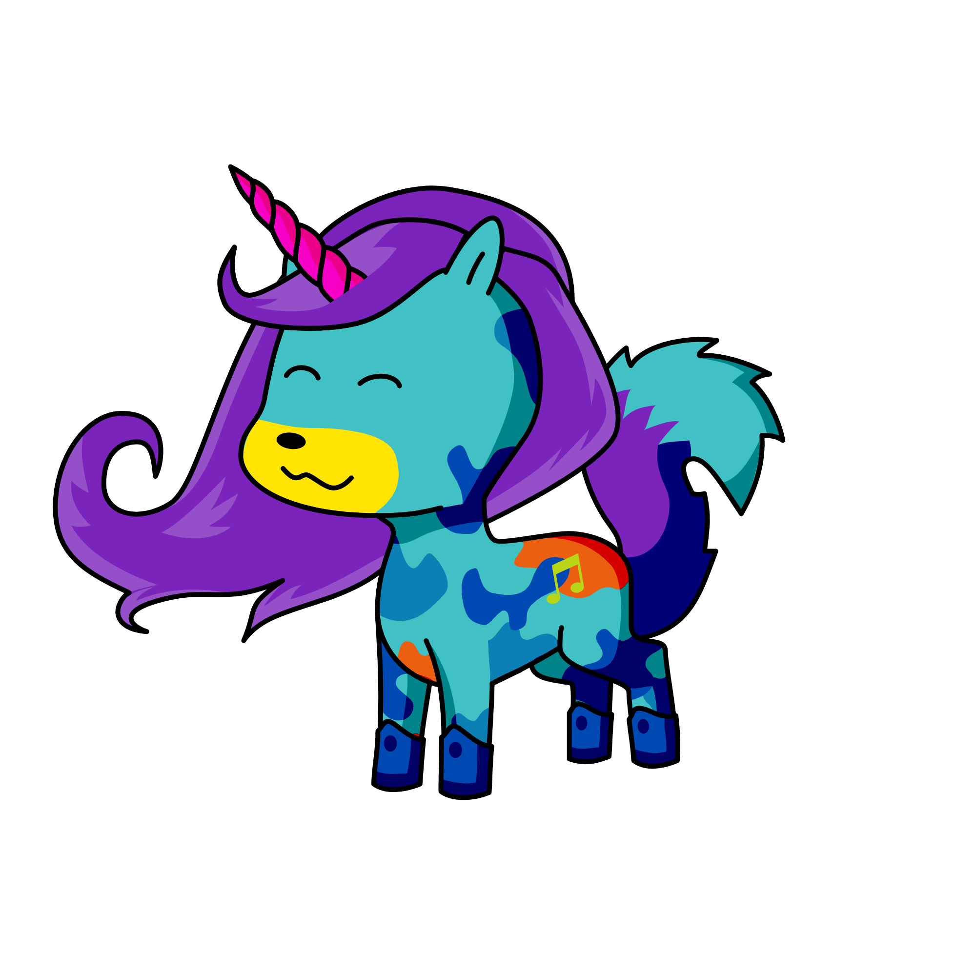 Kitty Licious, the unicorn