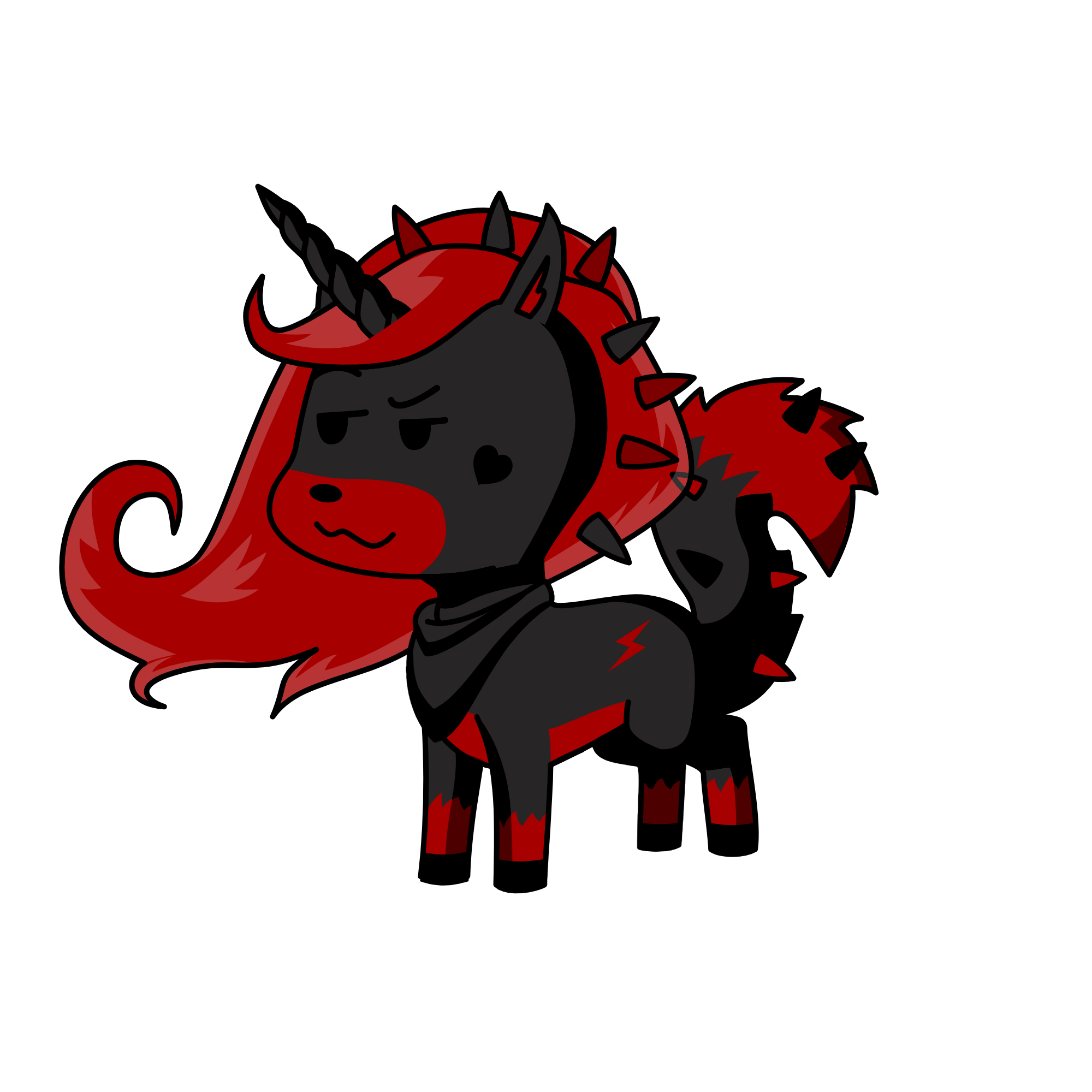 Wolfy, the unicorn