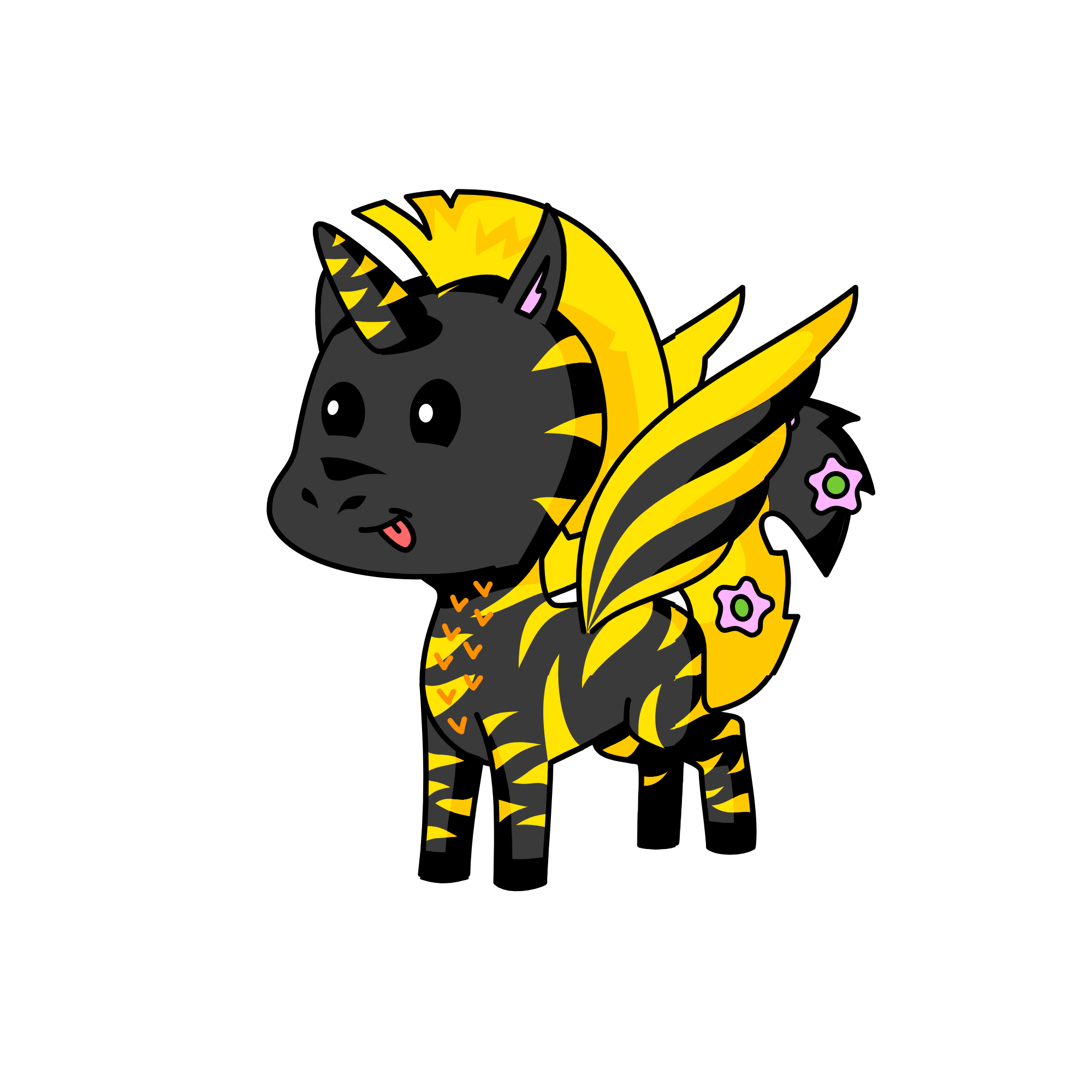 Thunderbolt / skyes sister, the unicorn