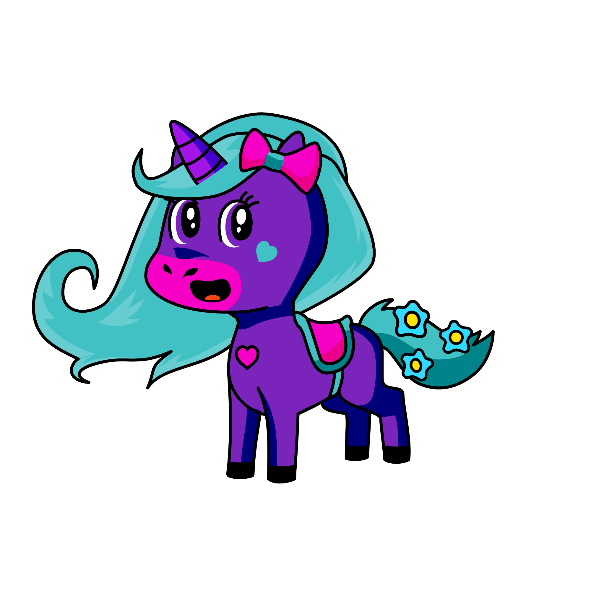Ice Queen, the unicorn